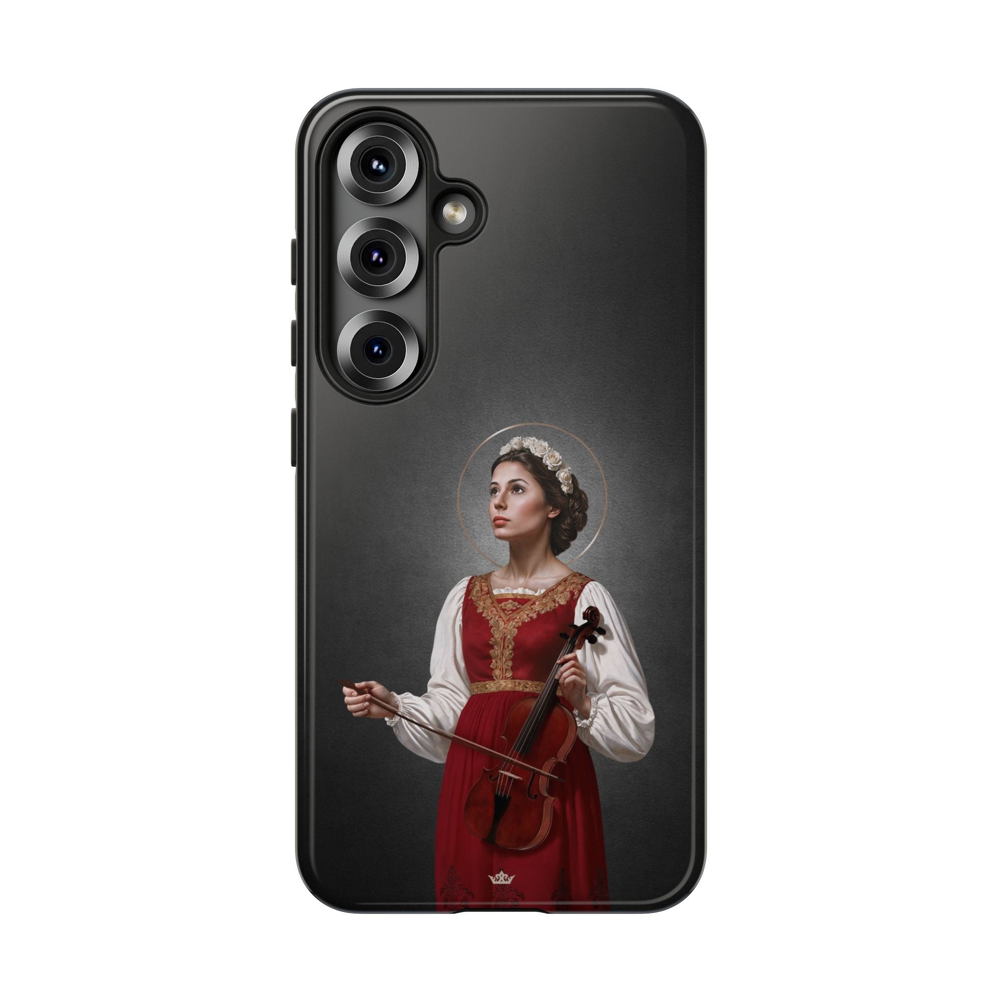 St. Cecilia Hard Phone Case (Dark) Copyright VENXARA