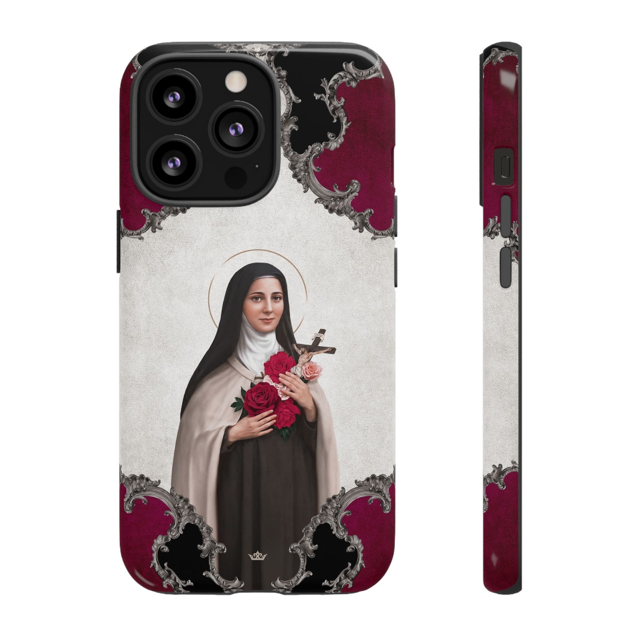 St. Therese of Lisieux Hard Phone Case (Baroque) Copyright VENXARA
