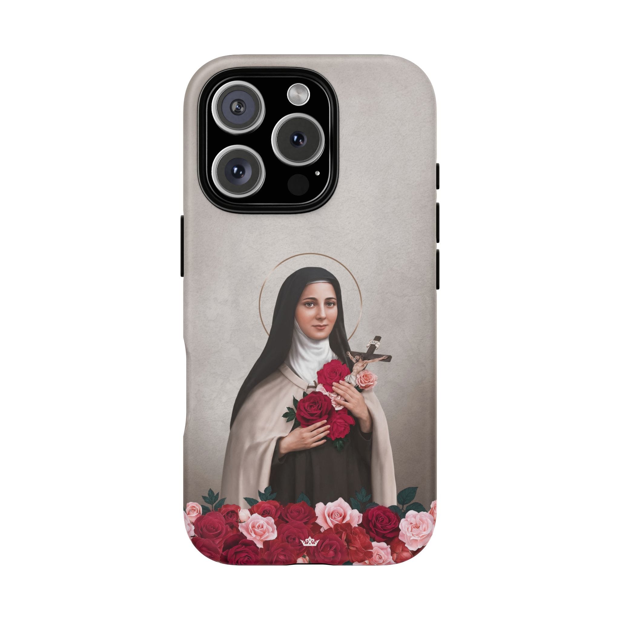 St. Therese of Lisieux Hard Phone Case (Light) Copyright VENXARA