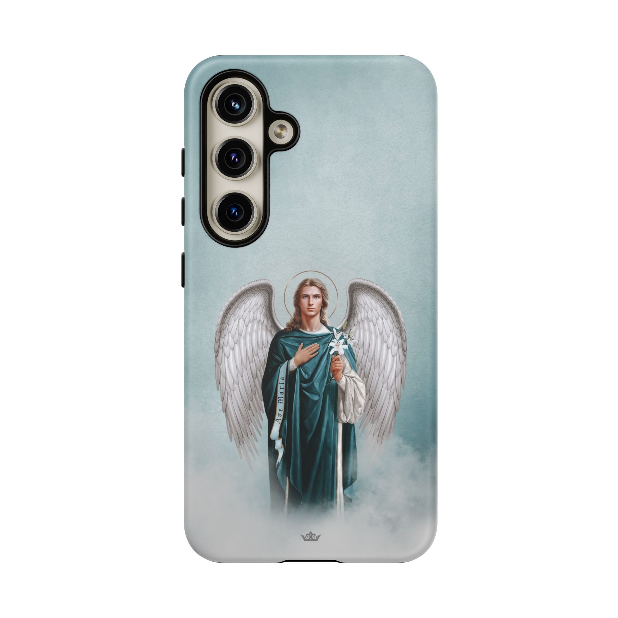 St. Gabriel the Archangel Hard Phone Case (Blue)