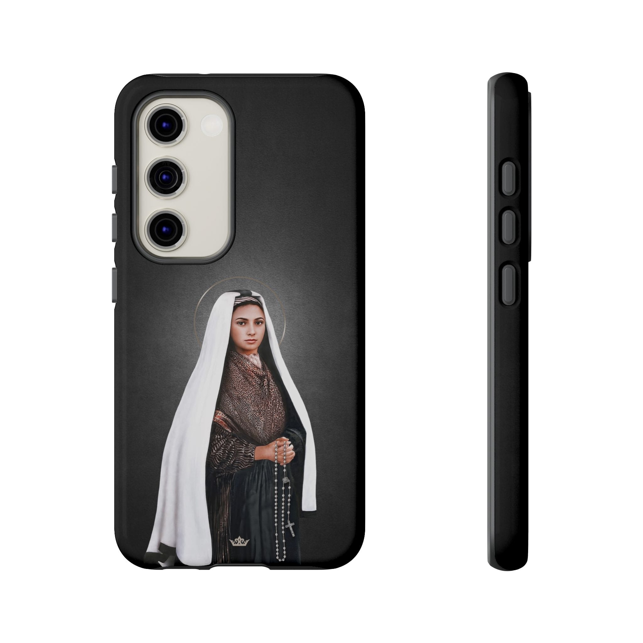 St. Bernadette Hard Phone Case (Dark) Copyright VENXARA