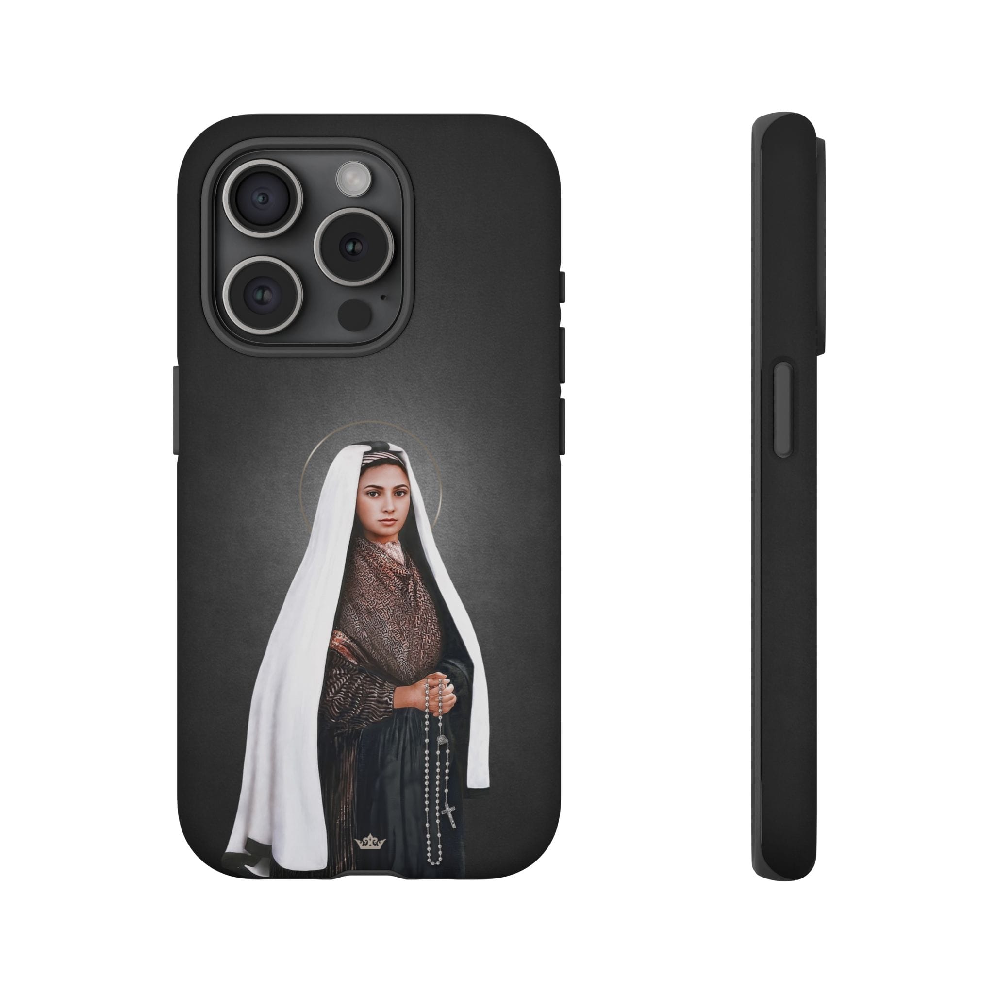 St. Bernadette Hard Phone Case (Dark) Copyright VENXARA