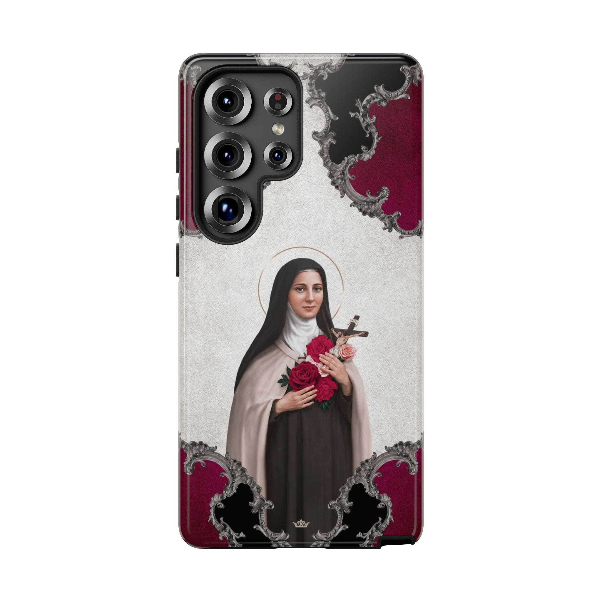 St. Therese of Lisieux Hard Phone Case (Baroque) Copyright VENXARA