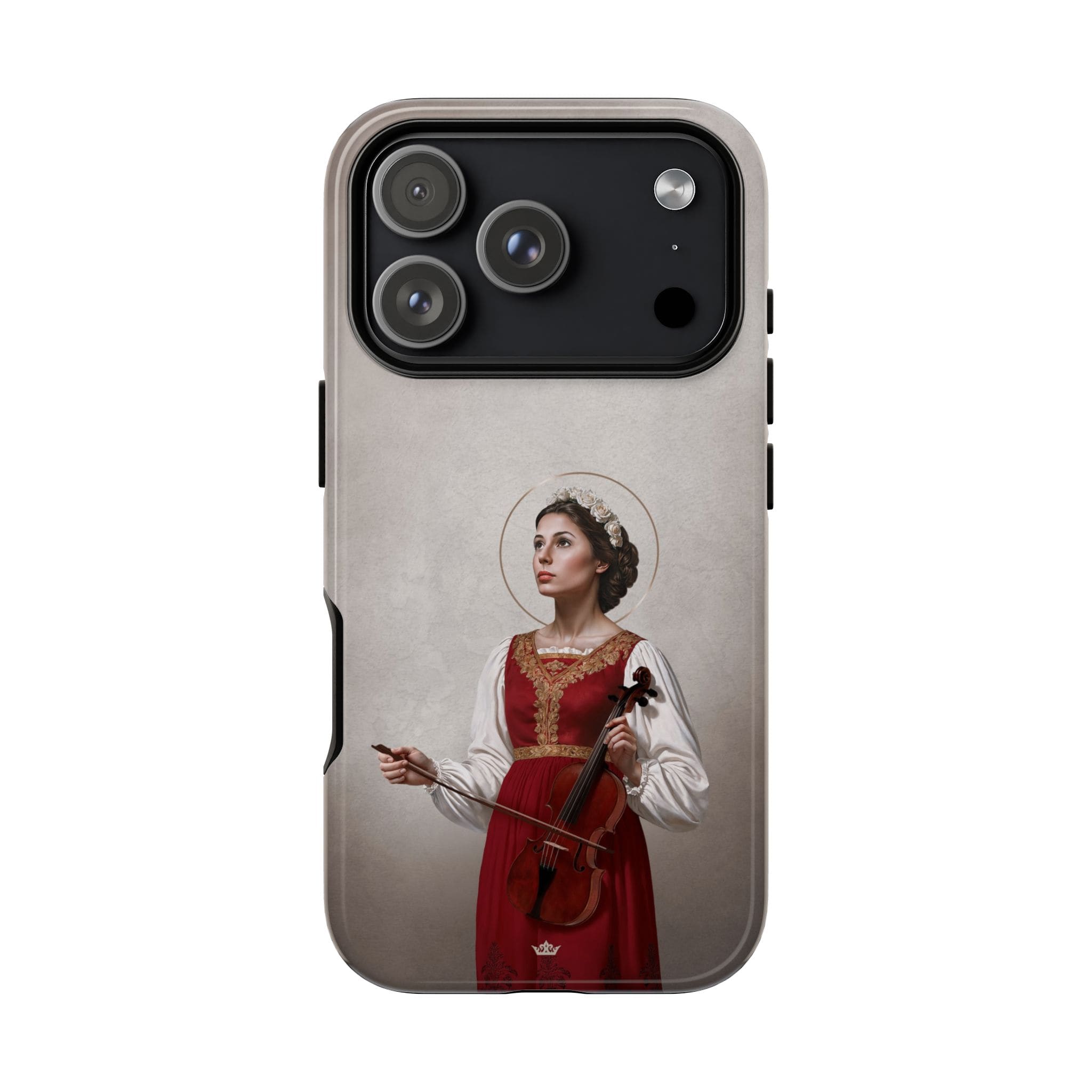 St. Cecilia Hard Phone Case (Light) Copyright VENXARA