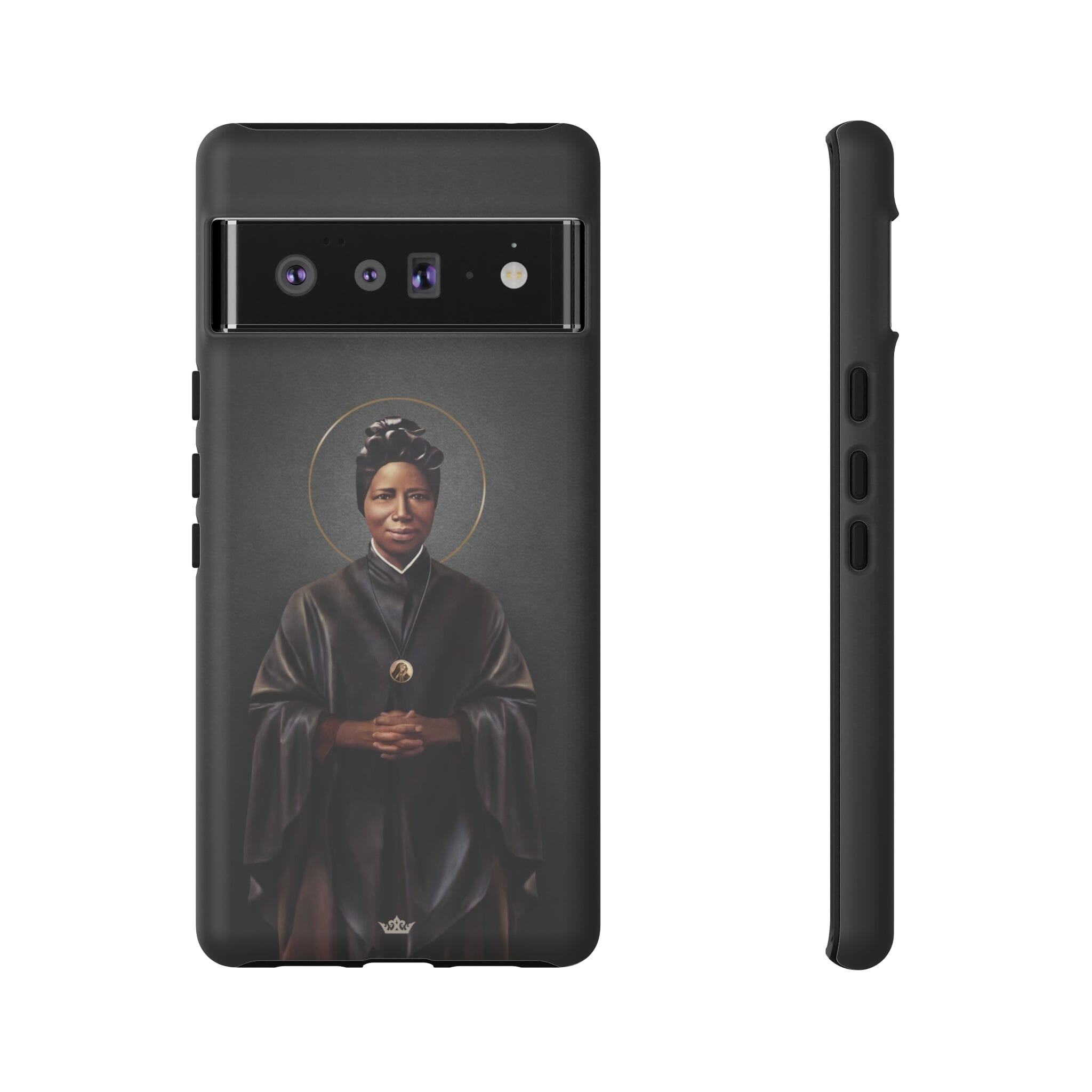 St. Josephine Bakhita Hard Phone Case (Dark)