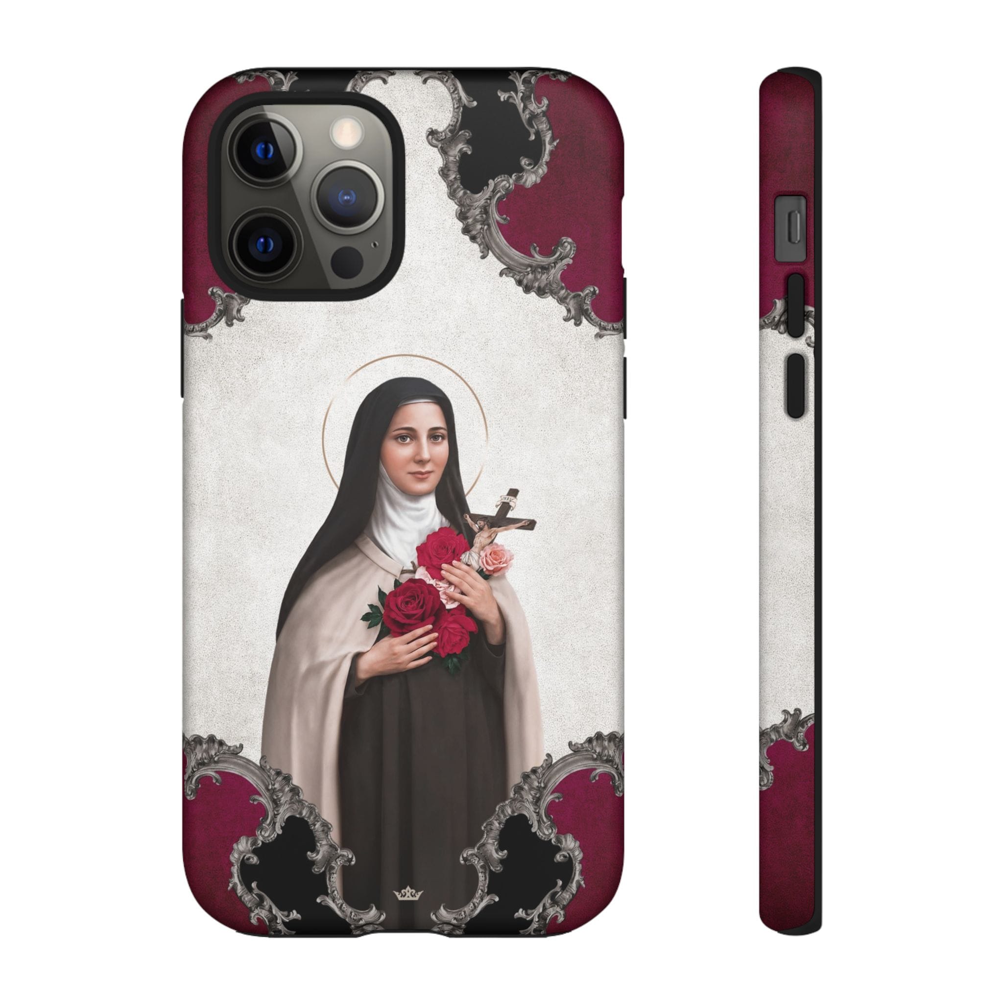 St. Therese of Lisieux Hard Phone Case (Baroque) Copyright VENXARA