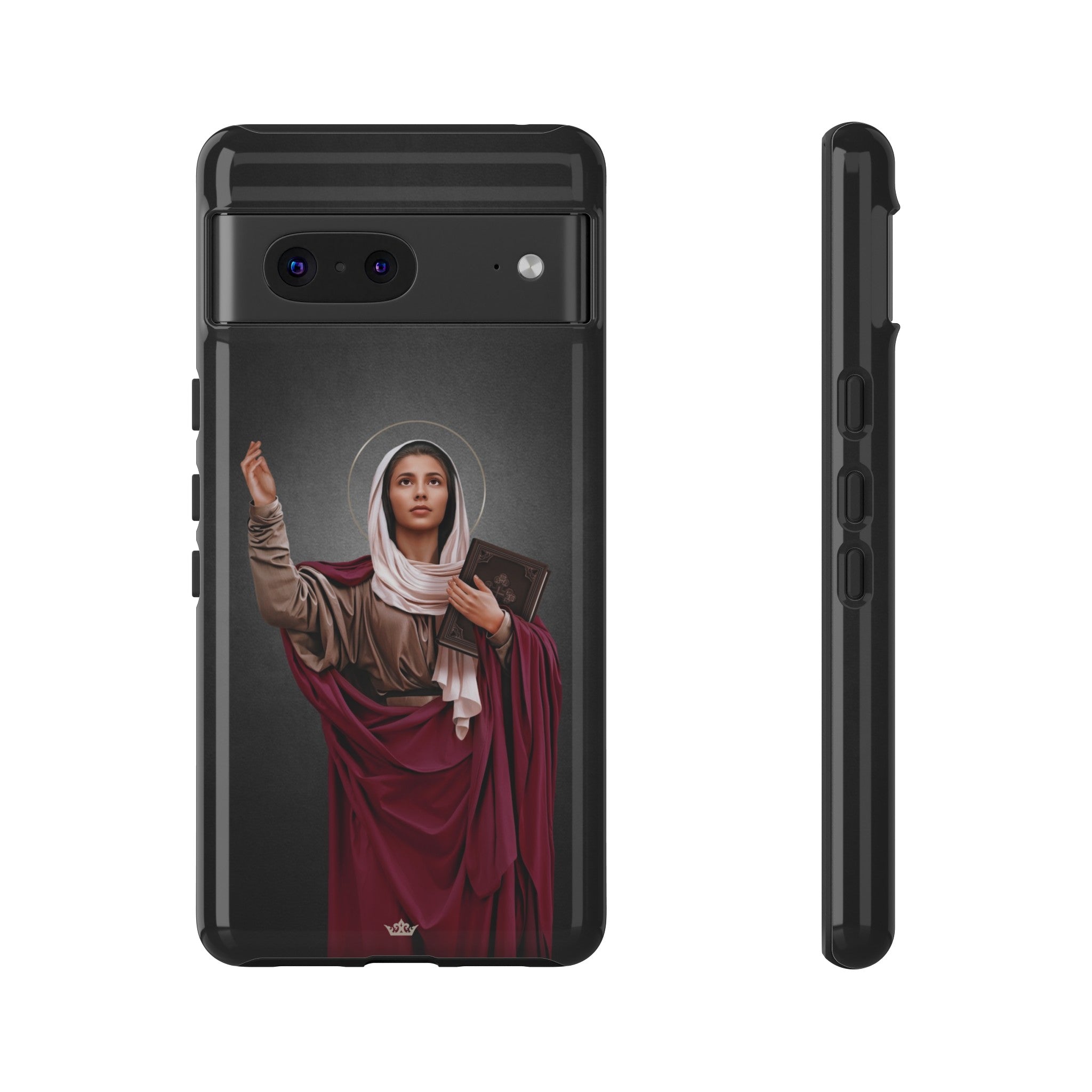 St. Monica Hard Phone Case (Dark)