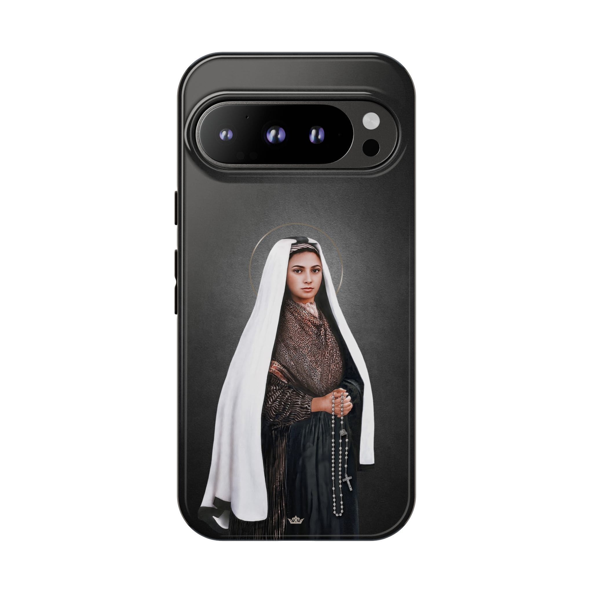 St. Bernadette Hard Phone Case (Dark) Copyright VENXARA