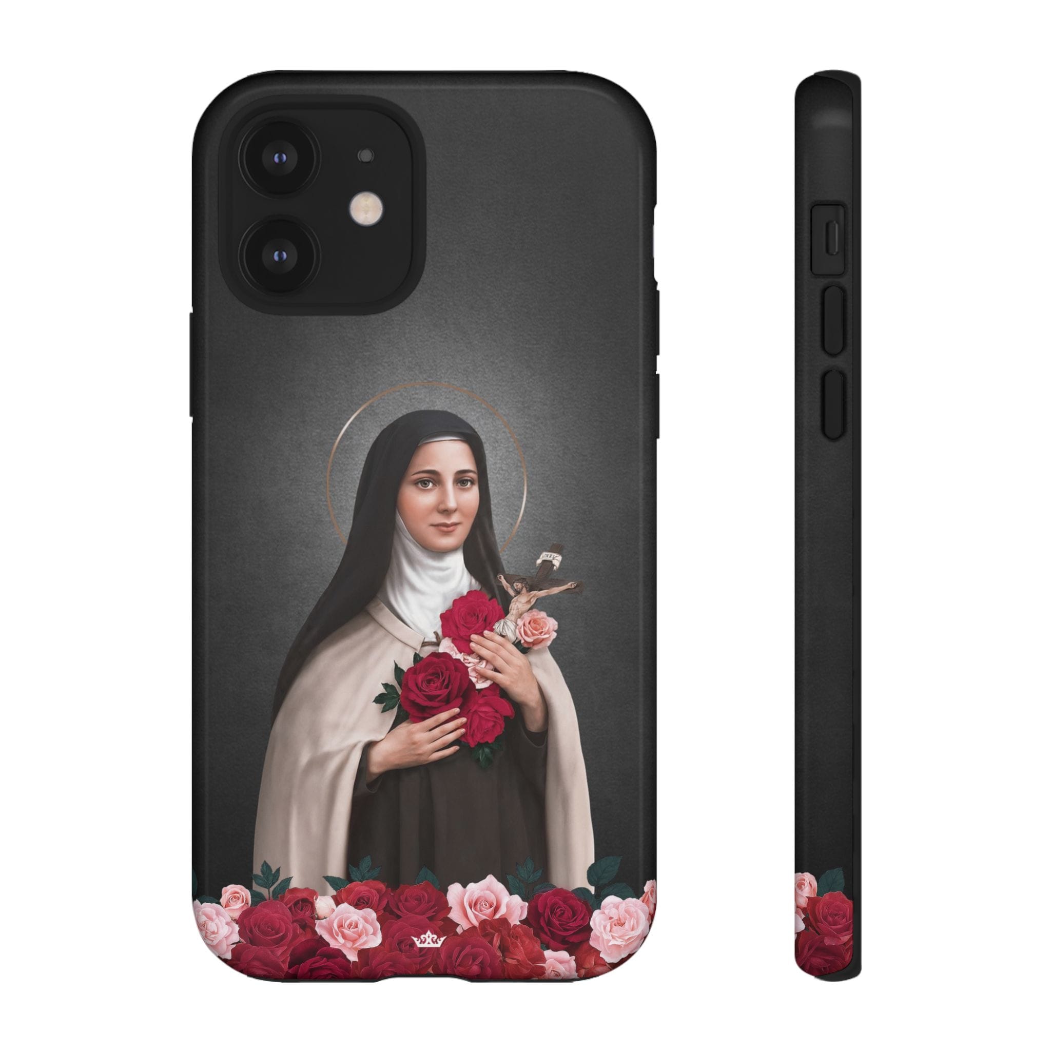 St. Therese of Lisieux Hard Phone Case (Dark) Copyright VENXARA