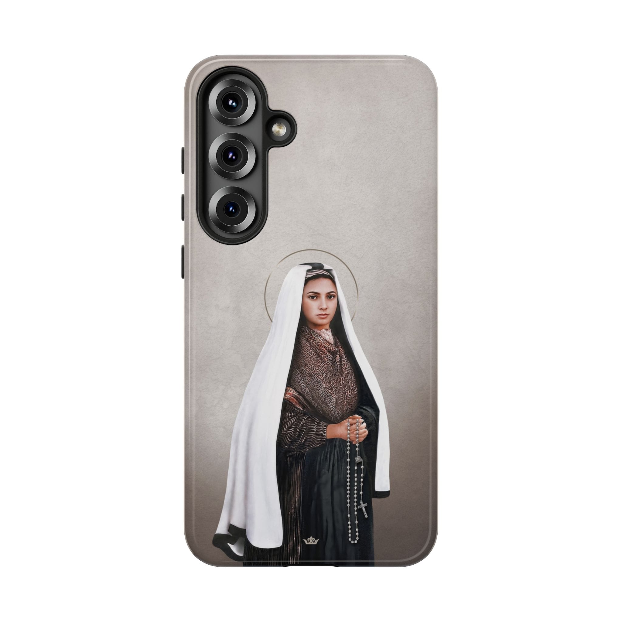 St. Bernadette Hard Phone Case (Light) Copyright VENXARA