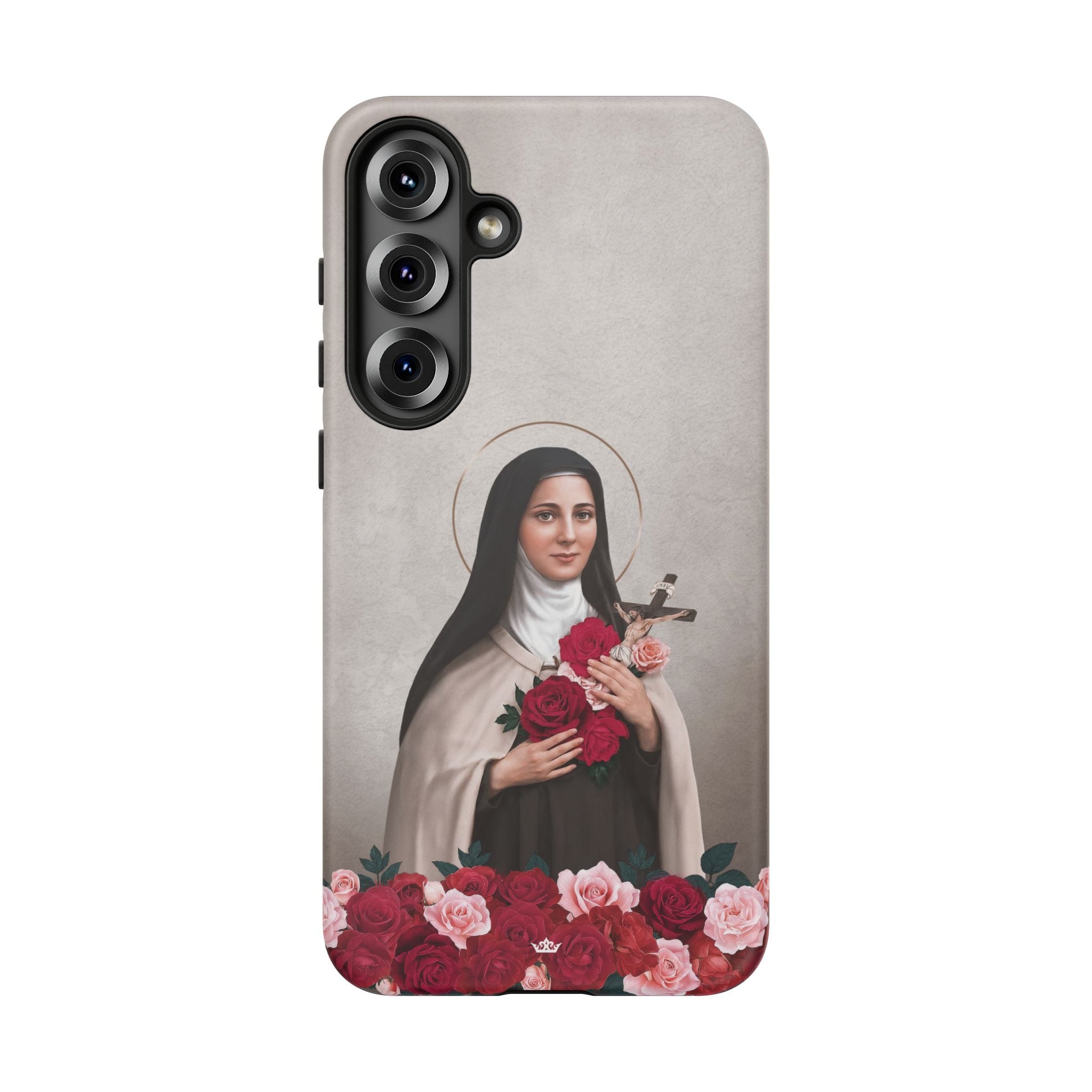 St. Therese of Lisieux Hard Phone Case (Light) Copyright VENXARA