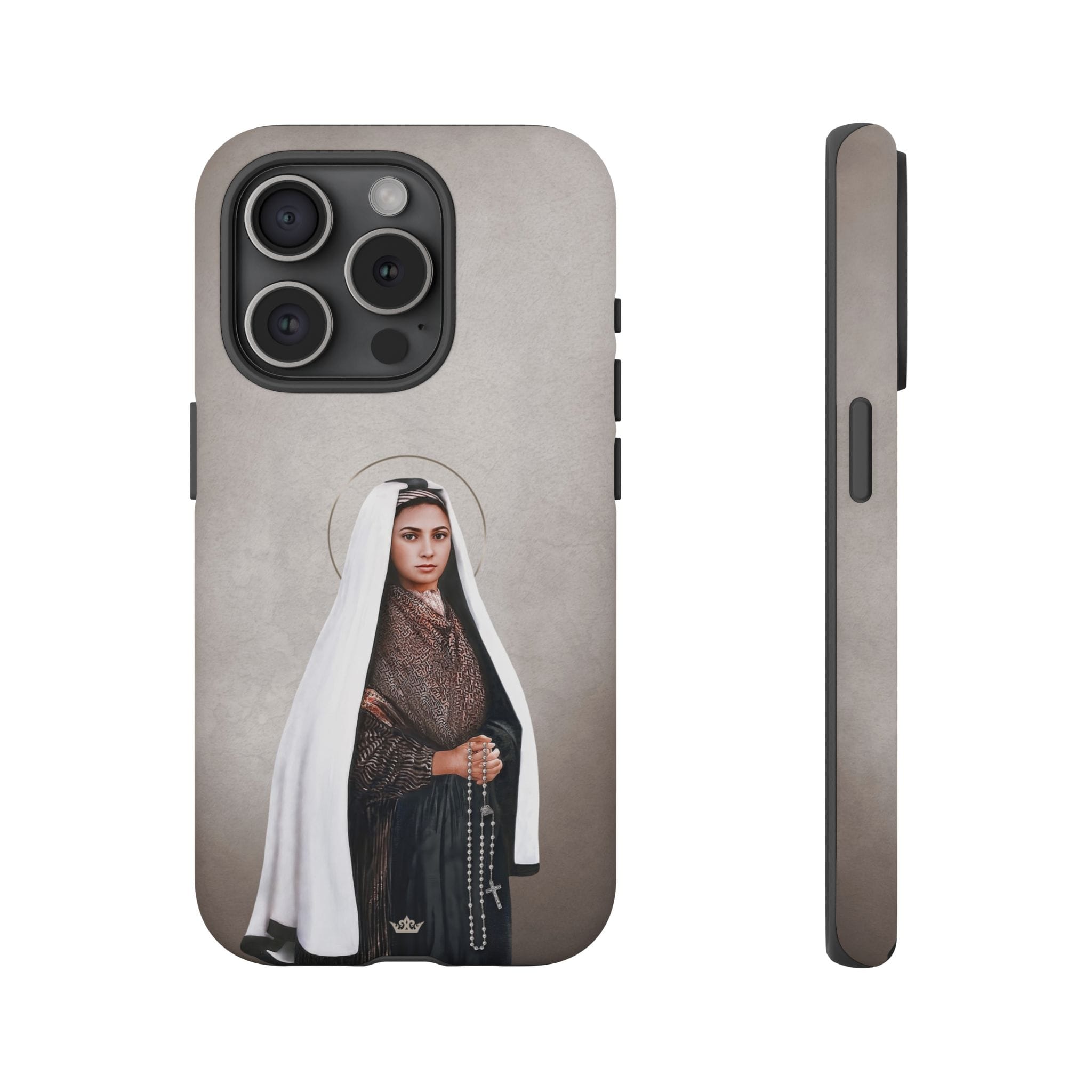 St. Bernadette Hard Phone Case (Light) Copyright VENXARA