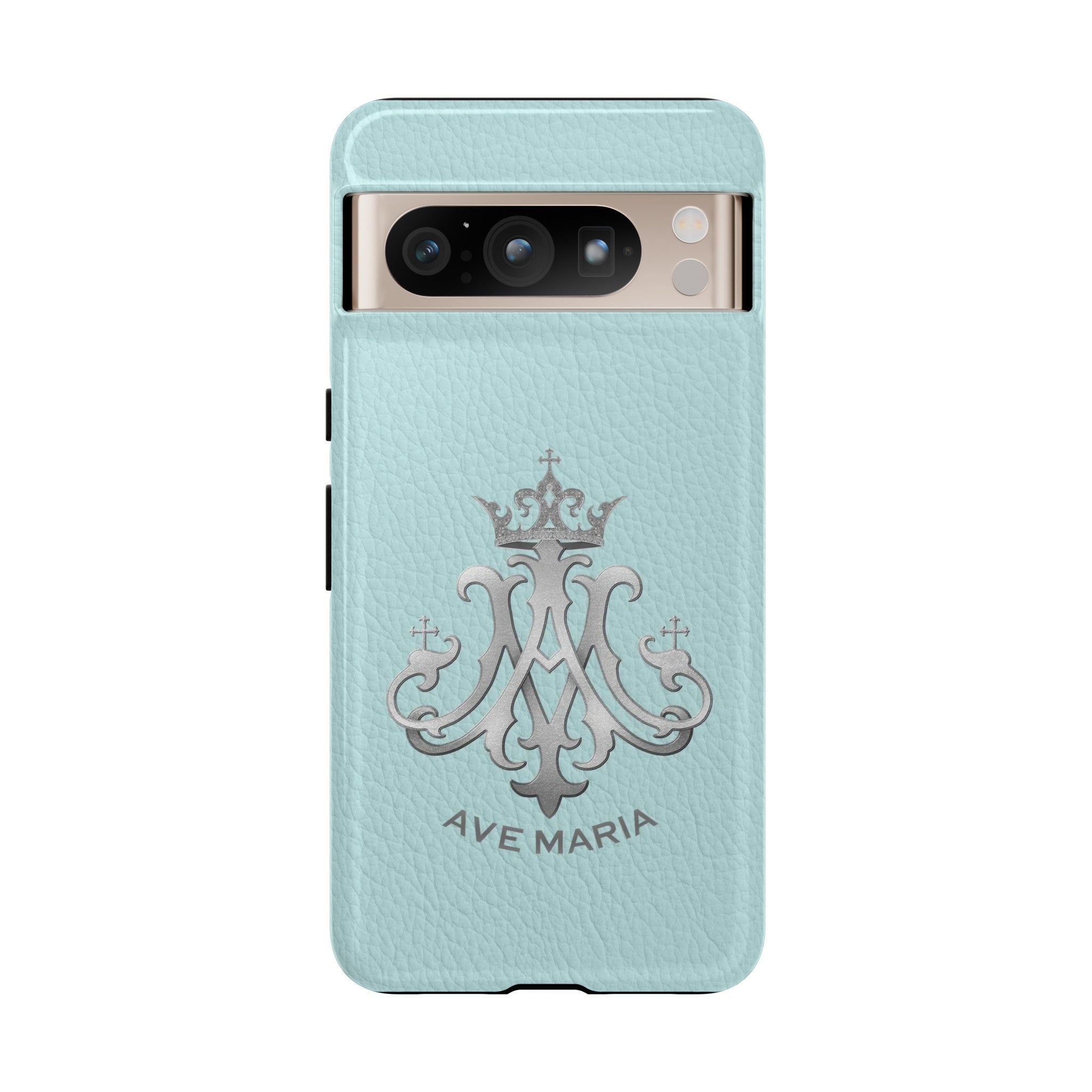 Ave Maria Hard Phone Case (Heavenly Blue)