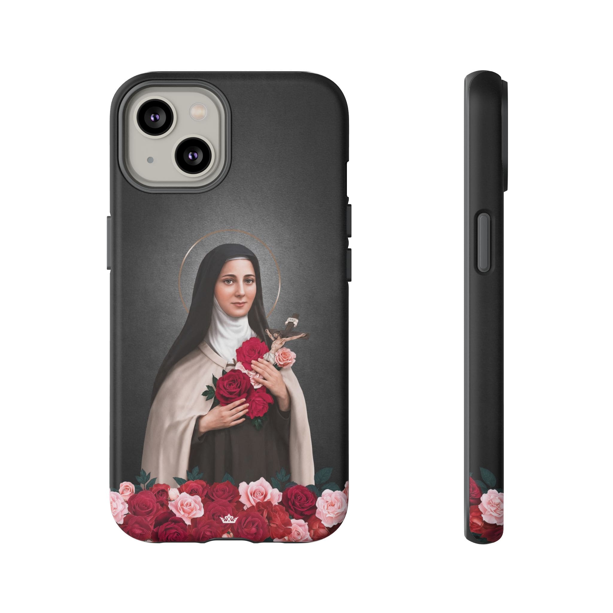 St. Therese of Lisieux Hard Phone Case (Dark) Copyright VENXARA