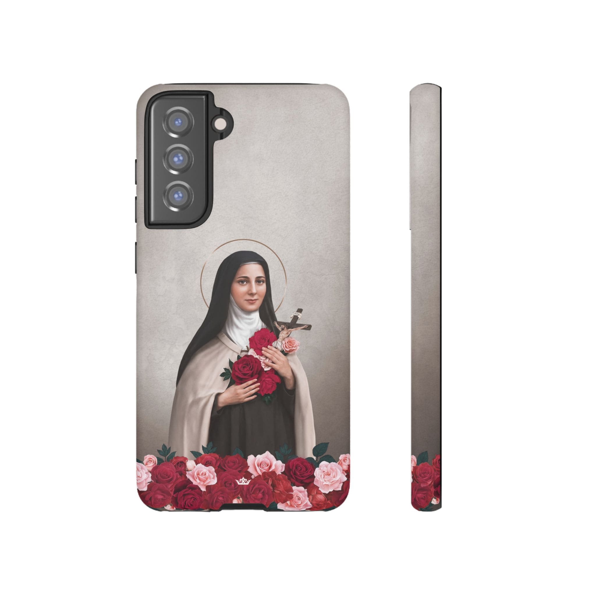 St. Therese of Lisieux Hard Phone Case (Light) Copyright VENXARA