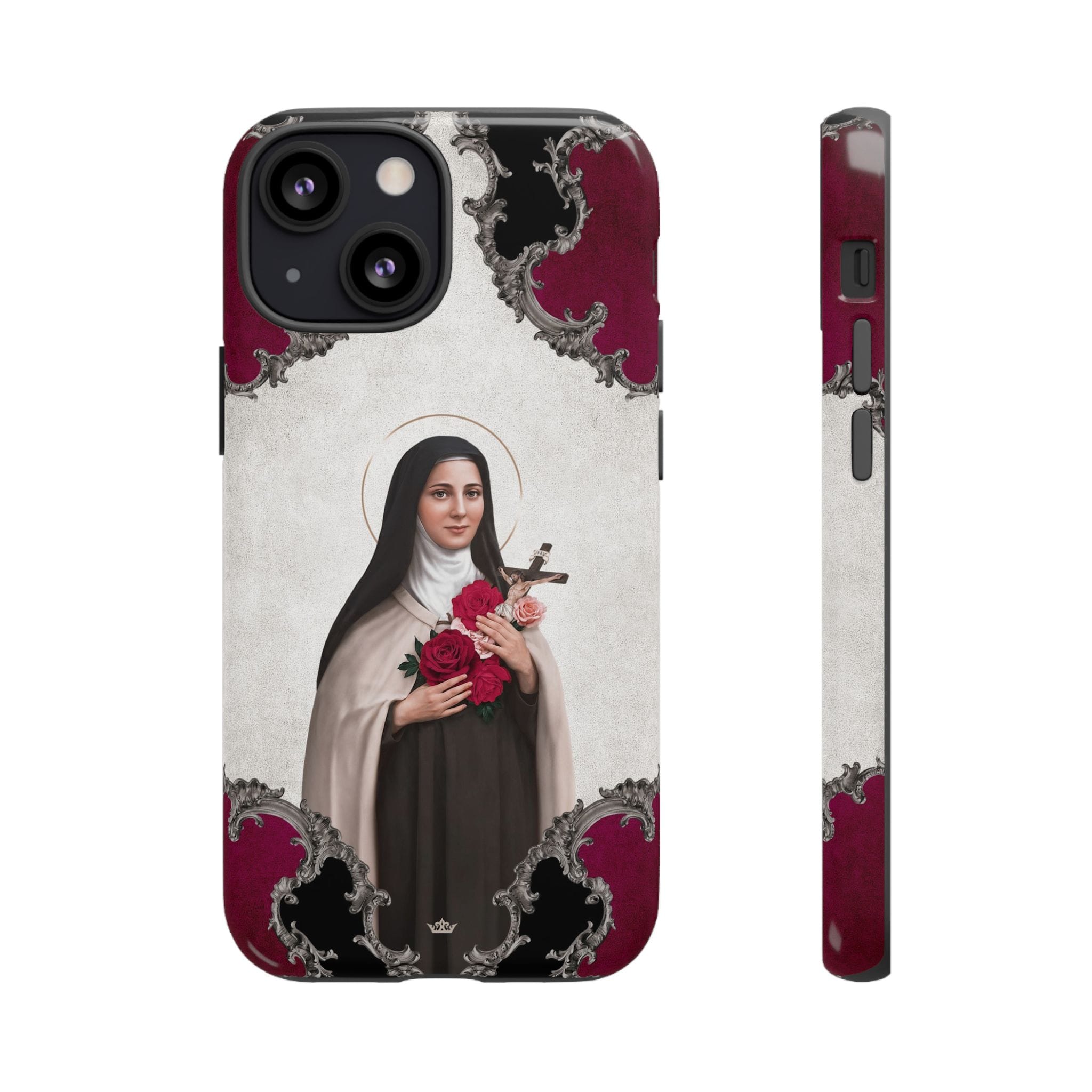 St. Therese of Lisieux Hard Phone Case (Baroque) Copyright VENXARA