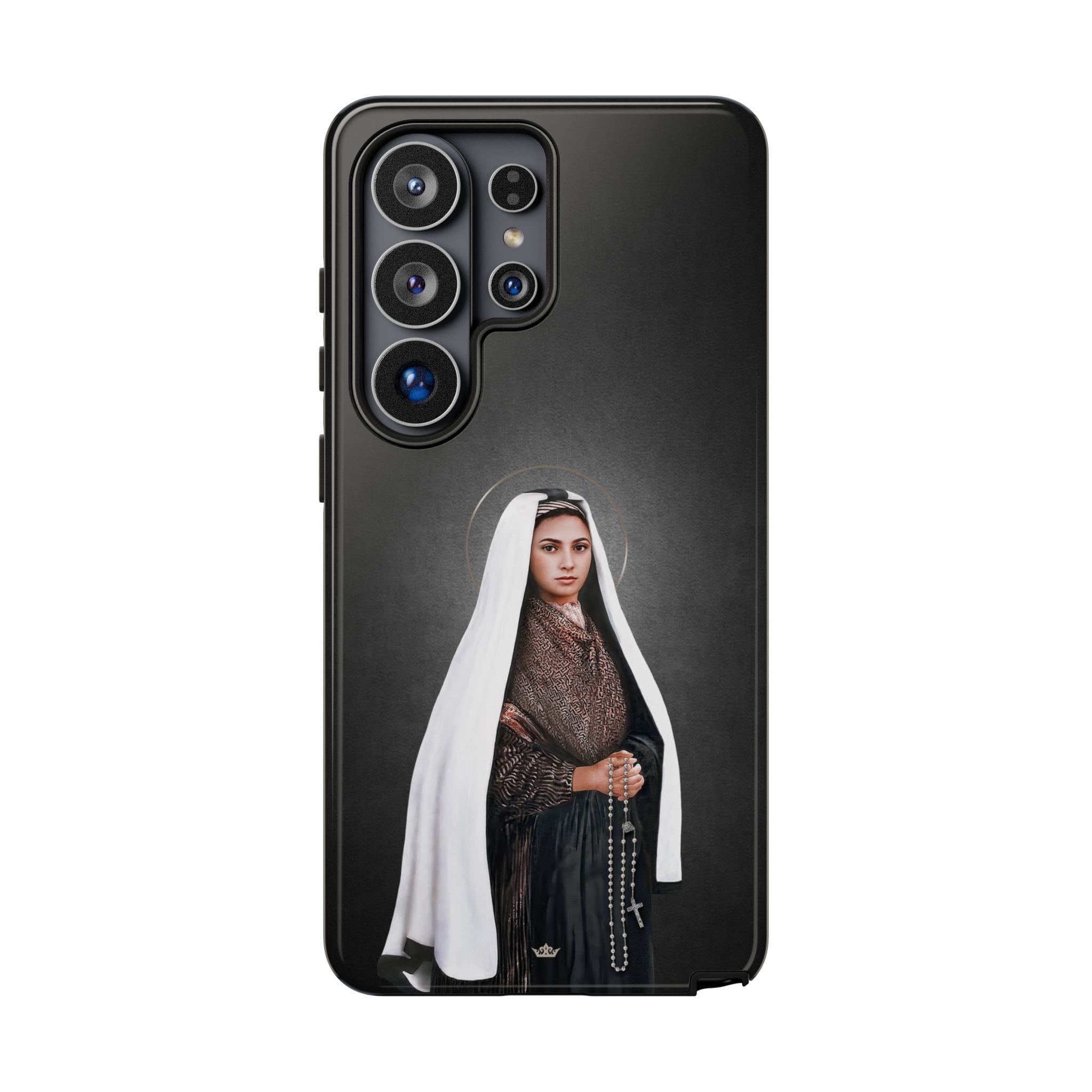 St. Bernadette Hard Phone Case (Dark) Copyright VENXARA