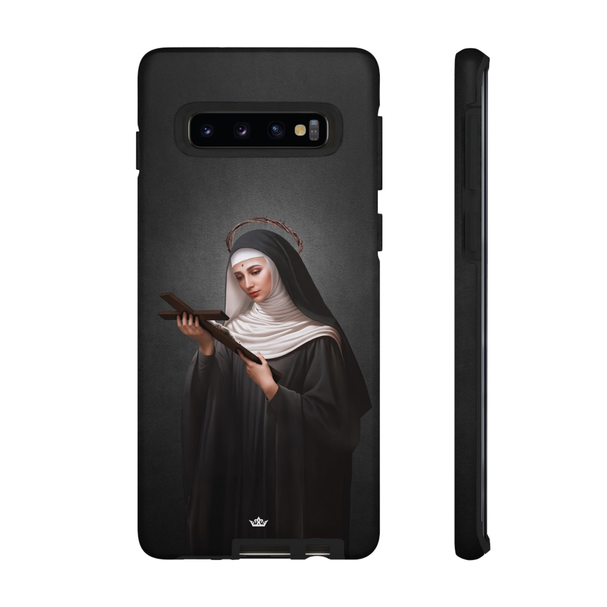 St. Rita of Cascia Hard Phone Case (Dark)