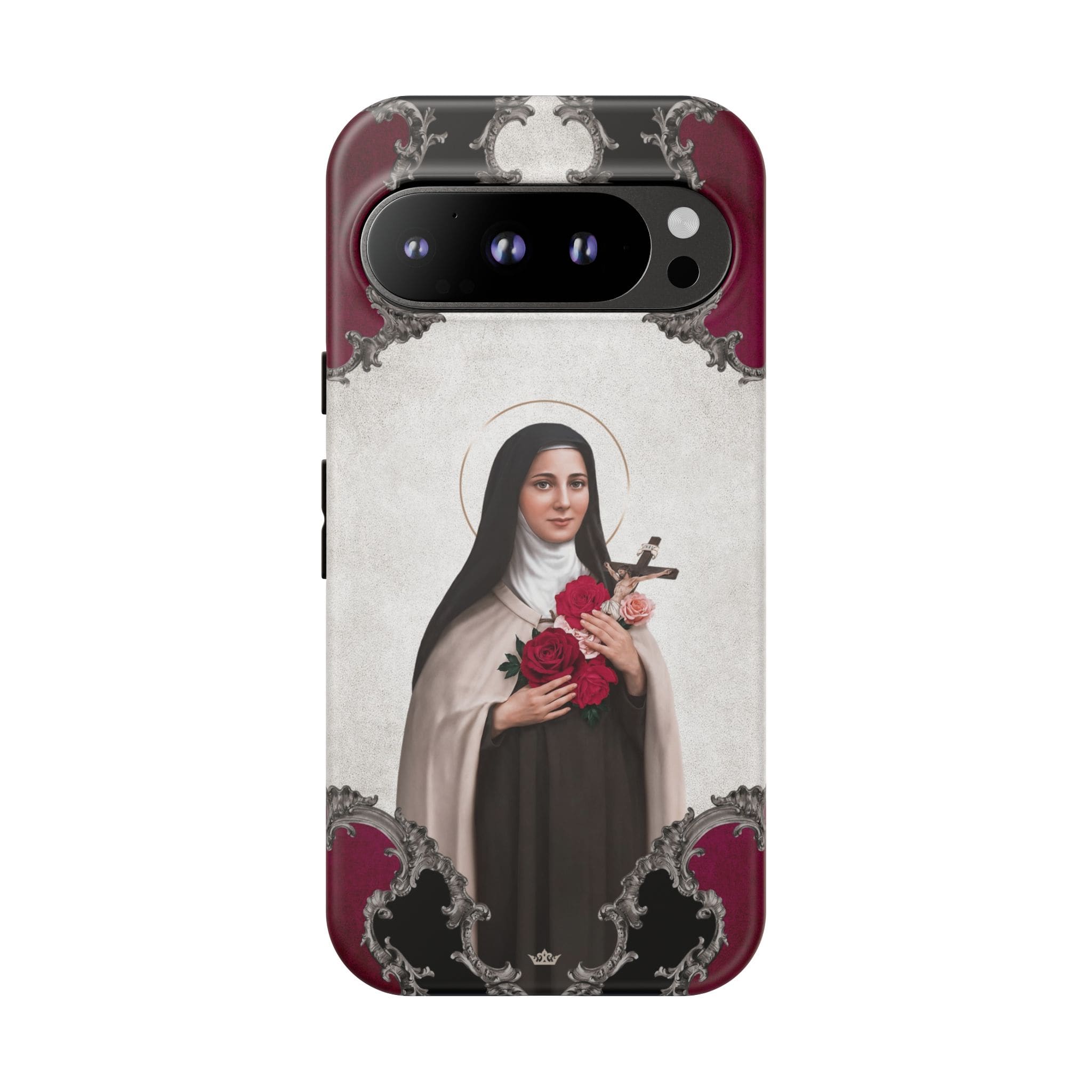 St. Therese of Lisieux Hard Phone Case (Baroque) Copyright VENXARA