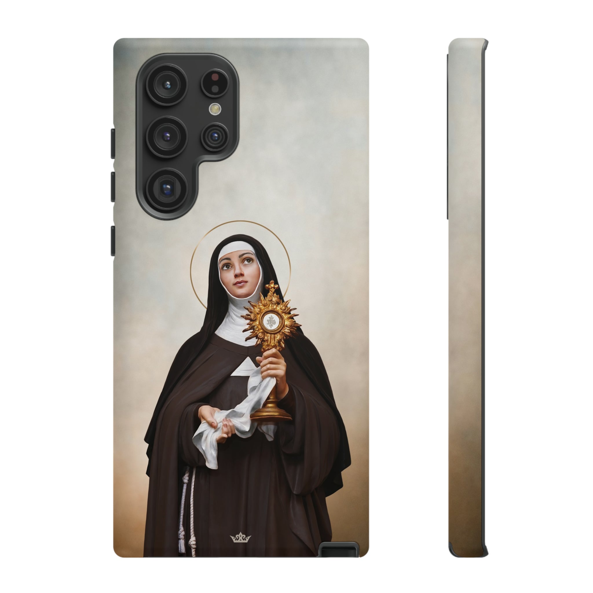 St. Clare of Assisi Hard Phone Case (Light)
