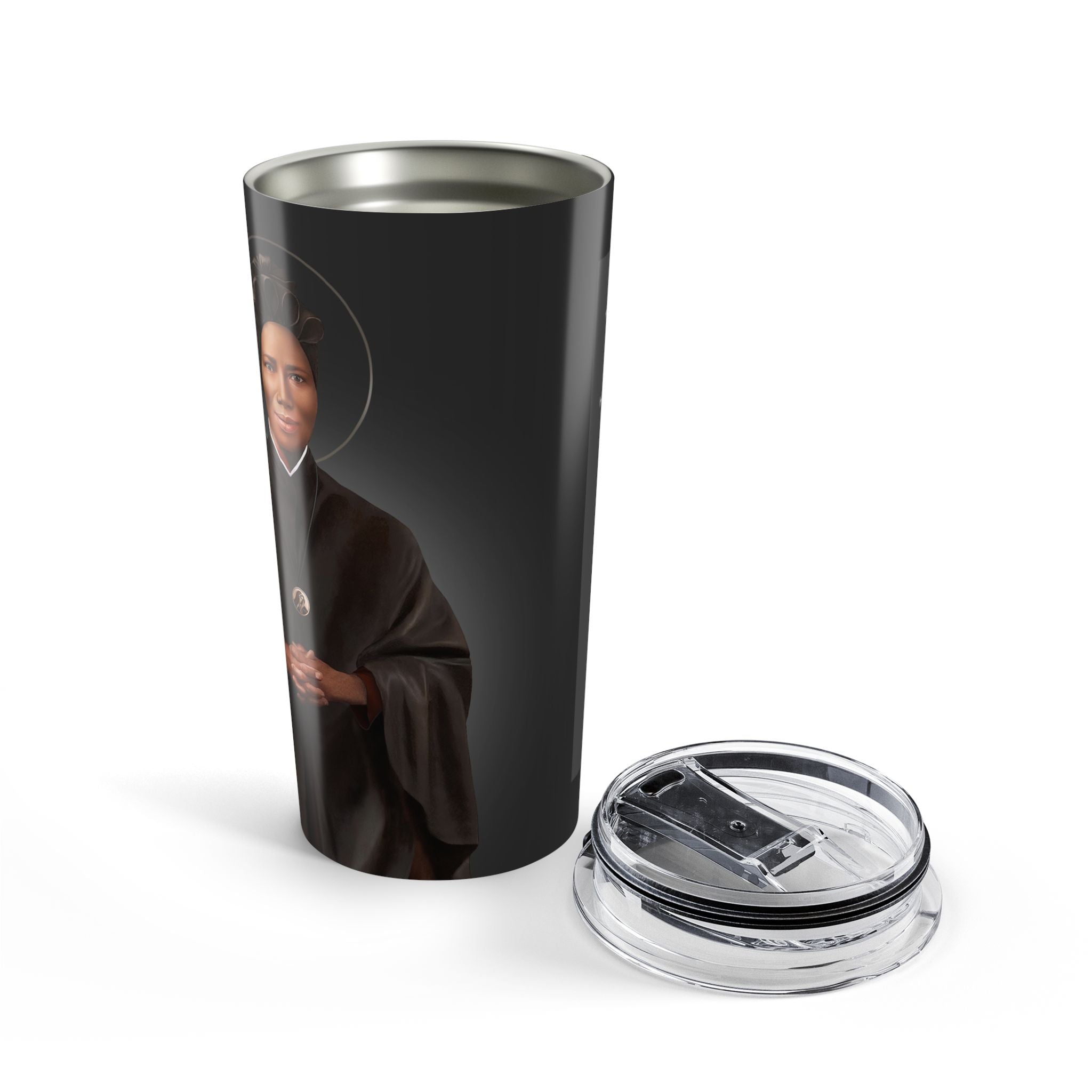 St. Josephine Bakhita Lord's Prayer Tumbler (Ash 20 oz)