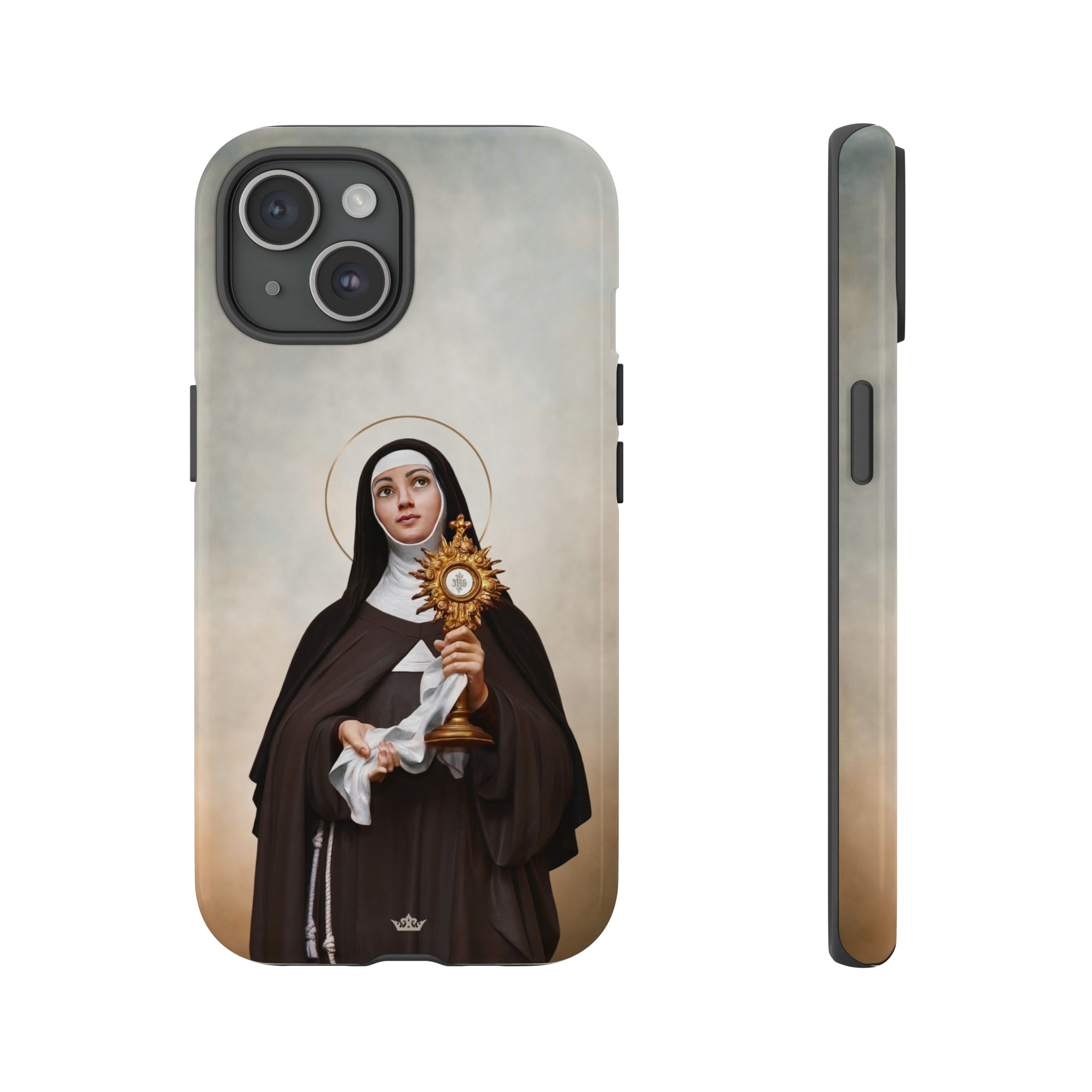St. Clare of Assisi Hard Phone Case (Light)
