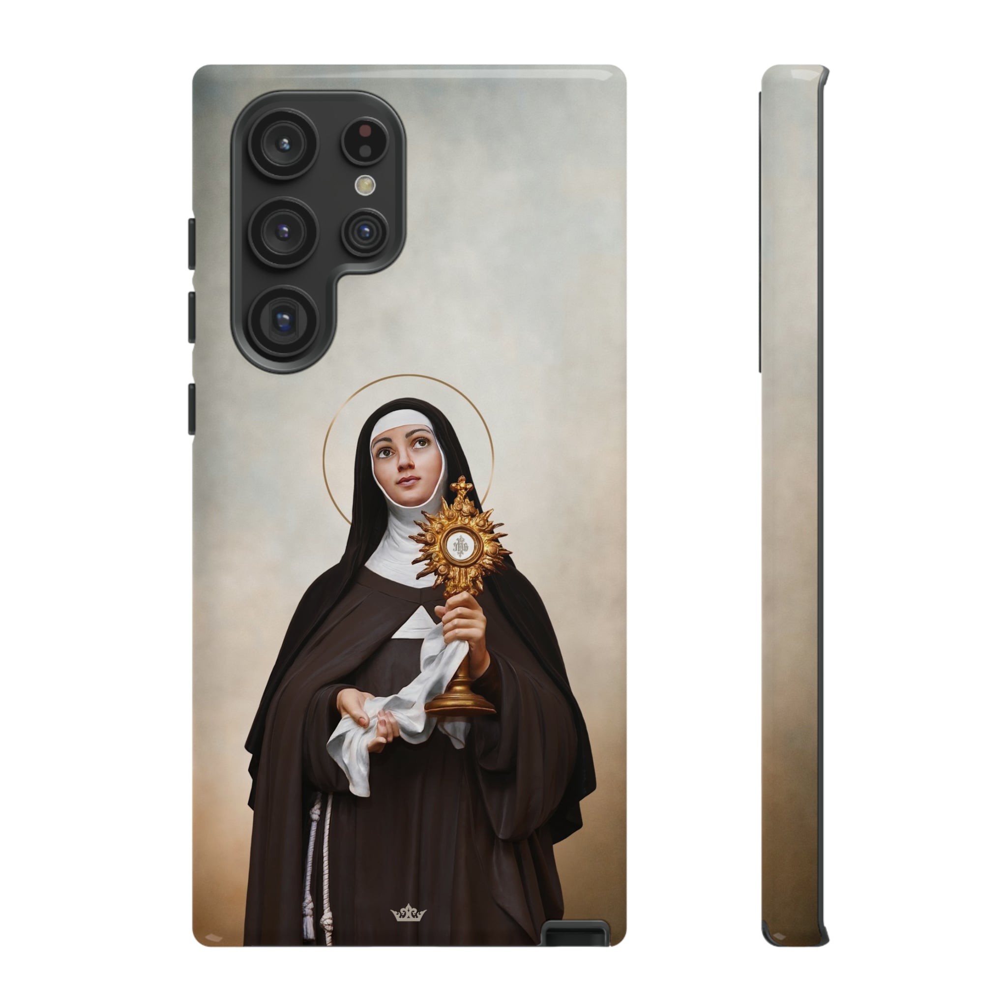 St. Clare of Assisi Hard Phone Case (Light)