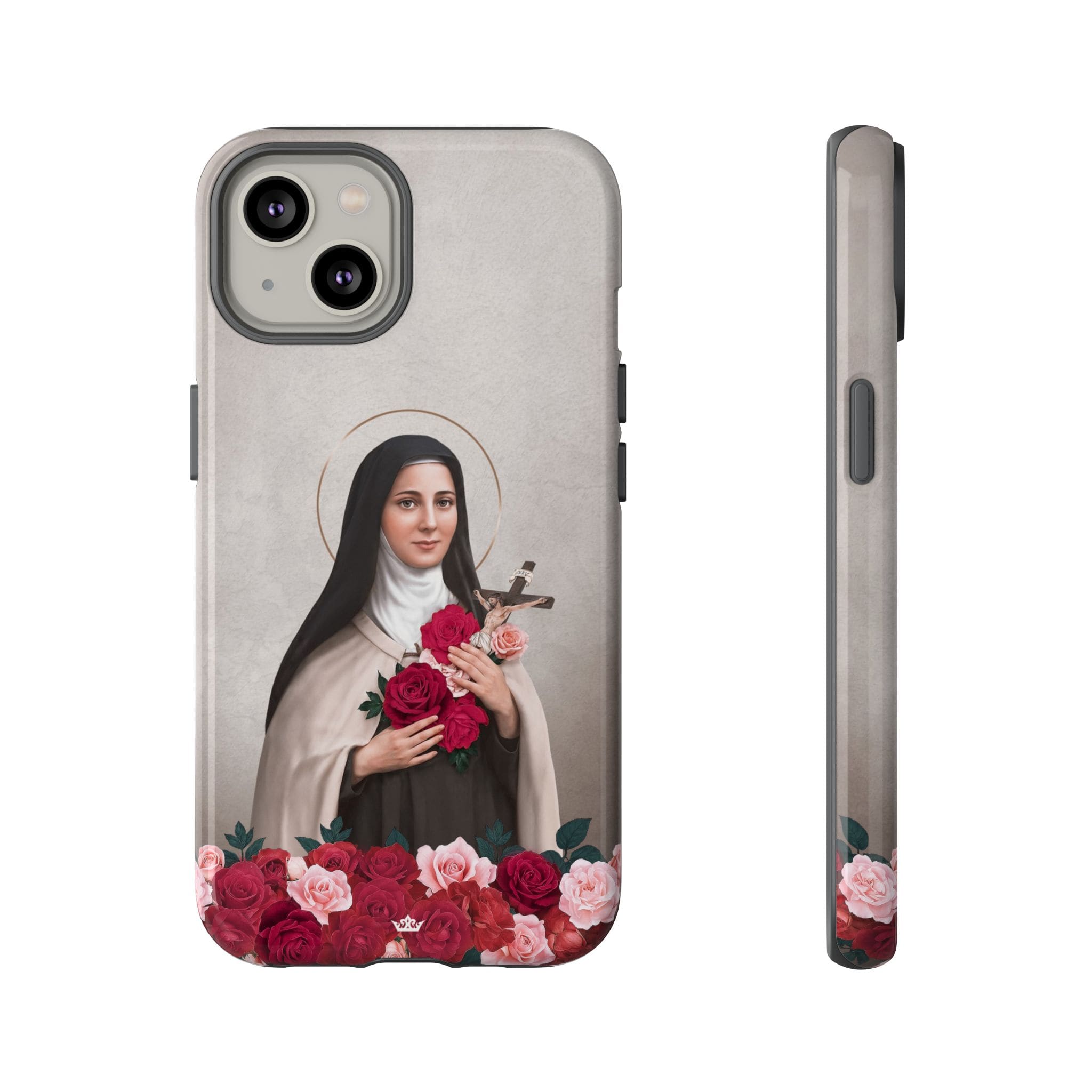 St. Therese of Lisieux Hard Phone Case (Light) Copyright VENXARA