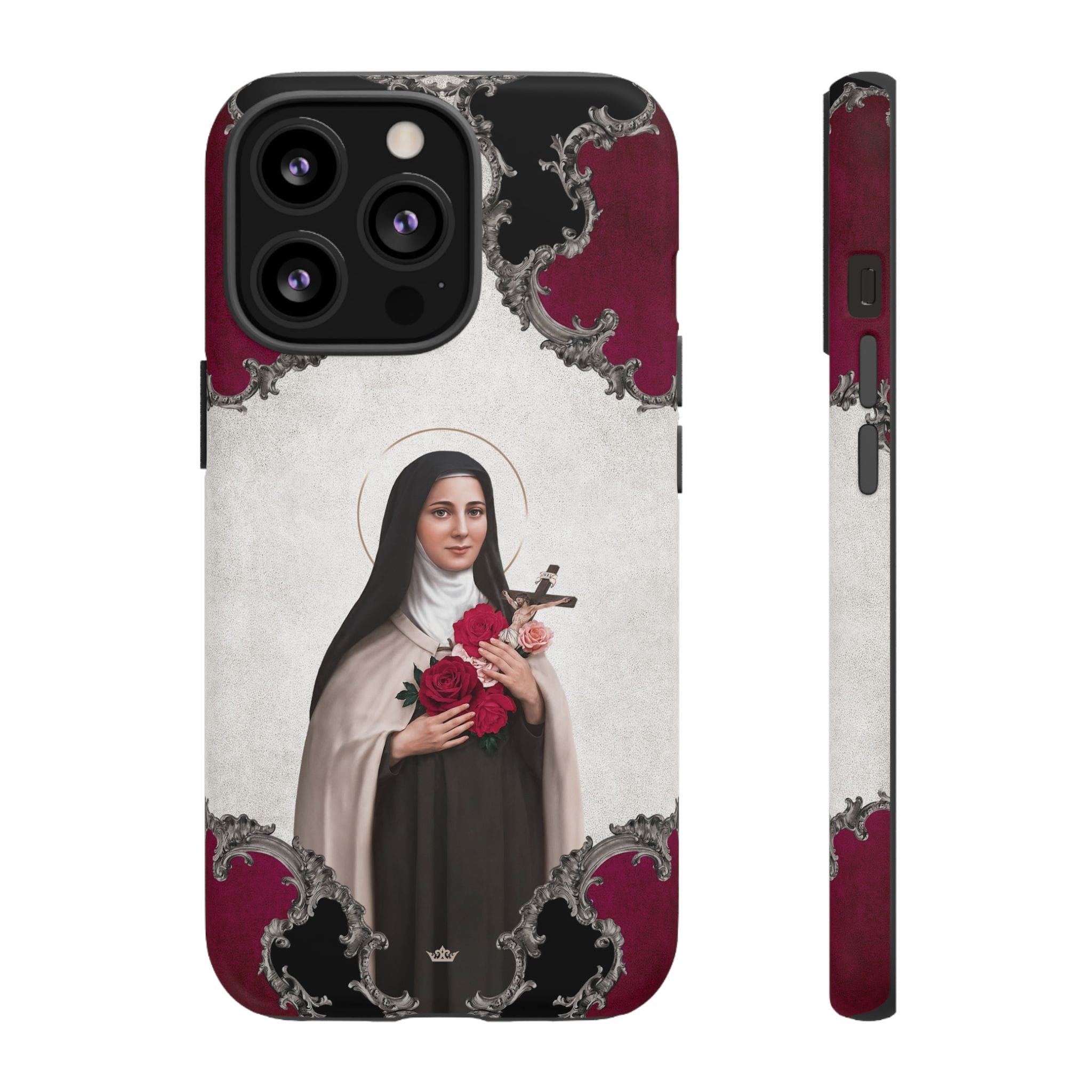 St. Therese of Lisieux Hard Phone Case (Baroque) Copyright VENXARA
