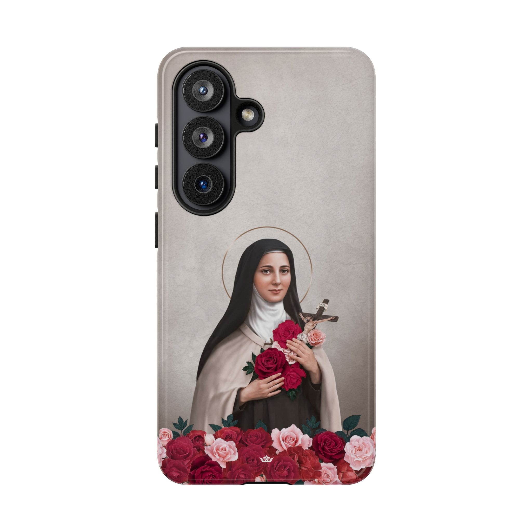St. Therese of Lisieux Hard Phone Case (Light) Copyright VENXARA