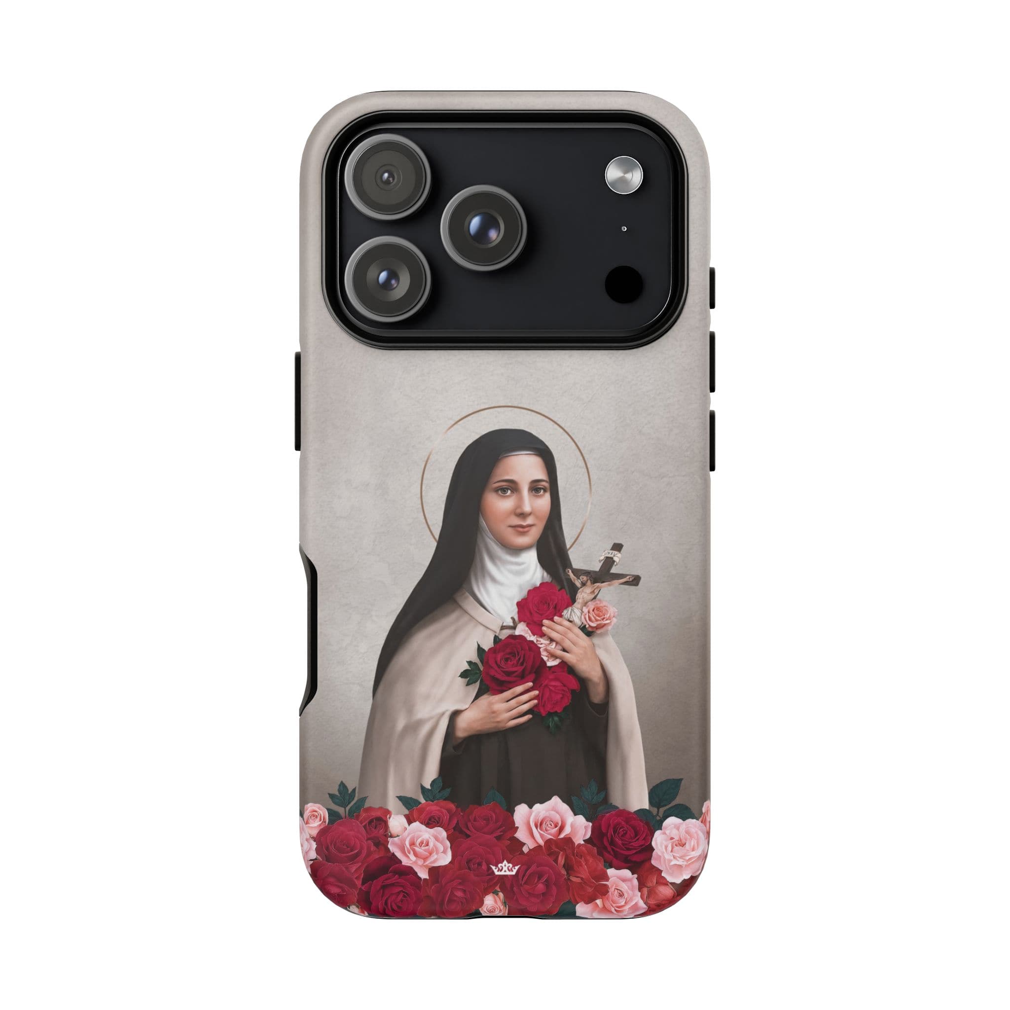 St. Therese of Lisieux Hard Phone Case (Light) Copyright VENXARA