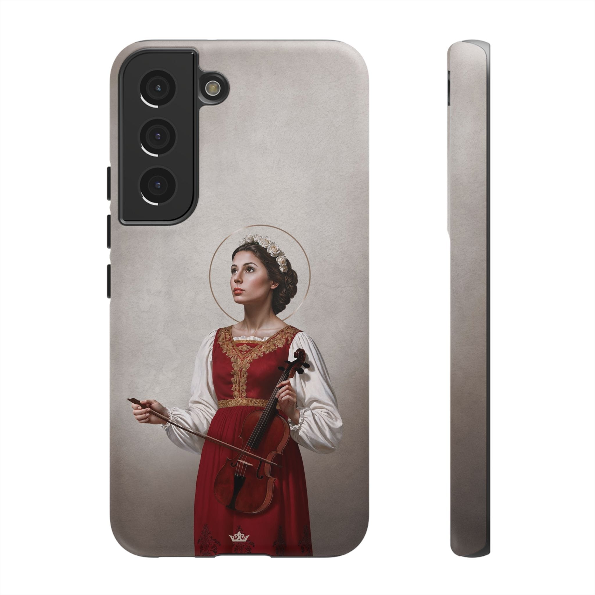 St. Cecilia Hard Phone Case (Light) Copyright VENXARA