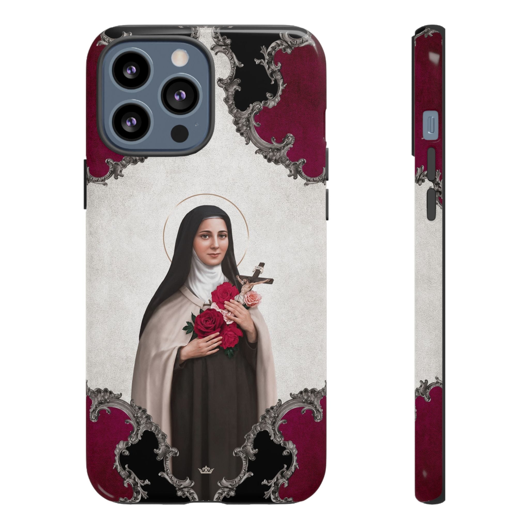 St. Therese of Lisieux Hard Phone Case (Baroque) Copyright VENXARA