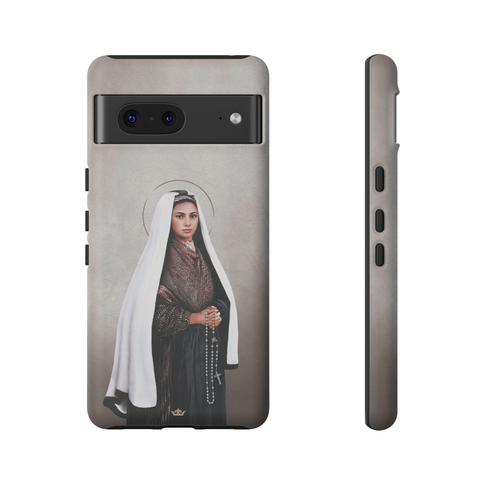 St. Bernadette Hard Phone Case (Light) Copyright VENXARA