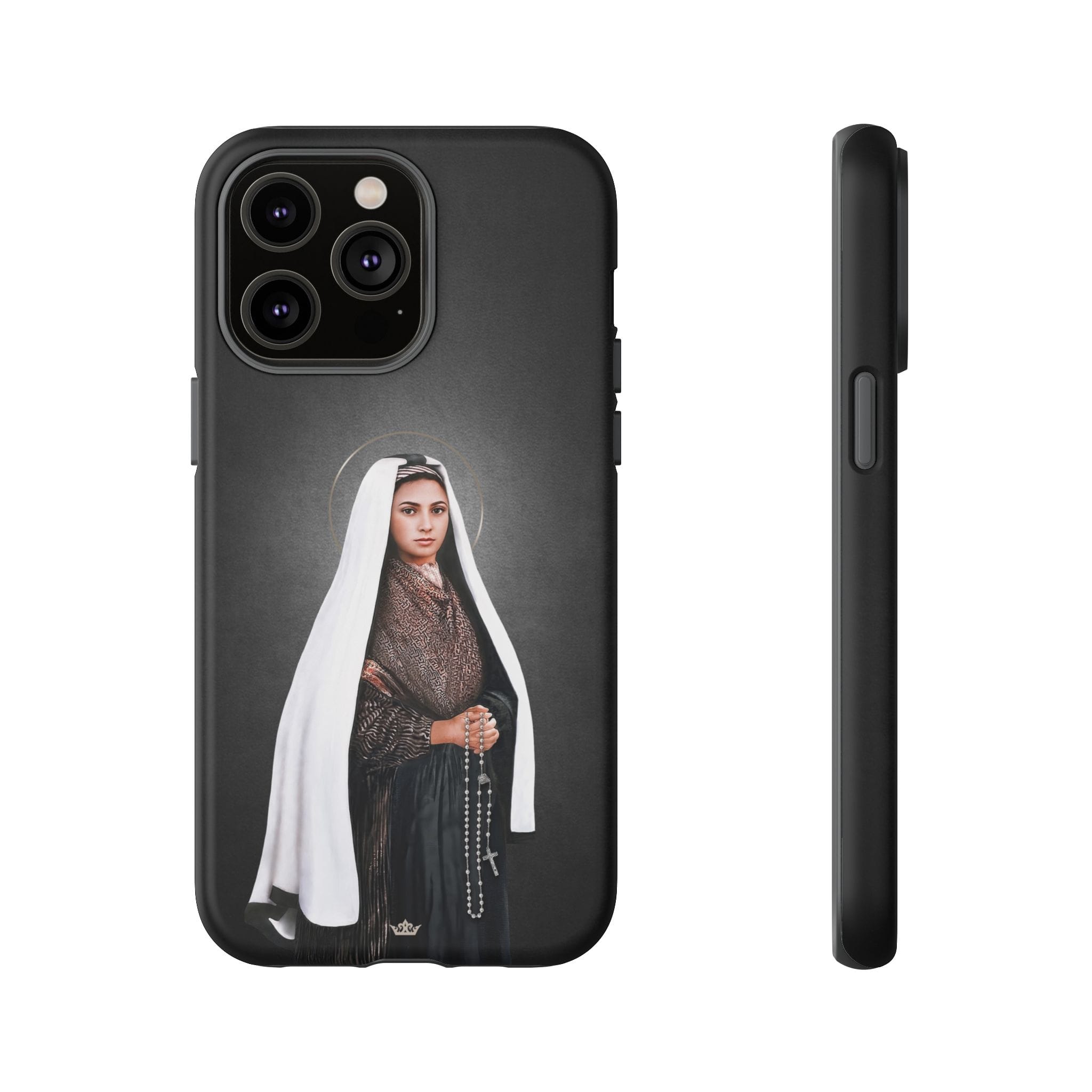 St. Bernadette Hard Phone Case (Dark) Copyright VENXARA