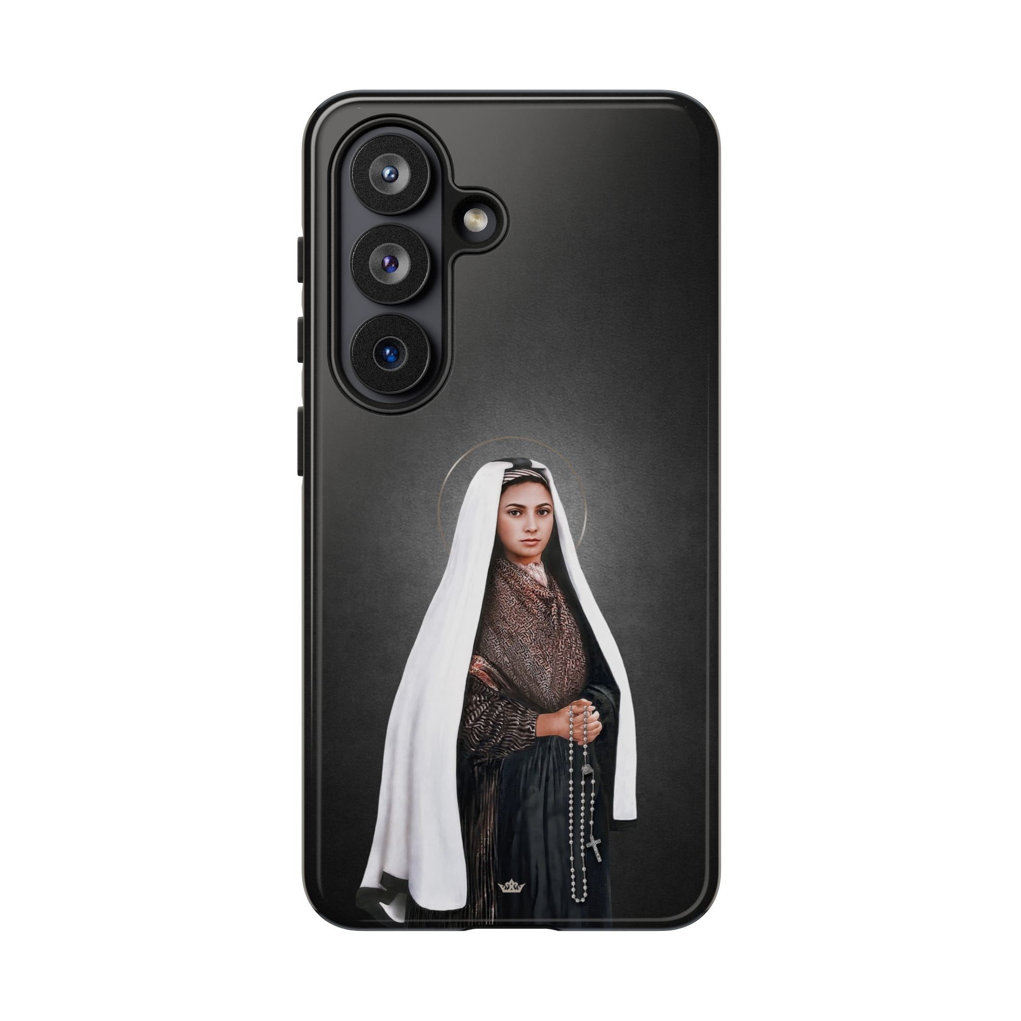 St. Bernadette Hard Phone Case (Dark) Copyright VENXARA