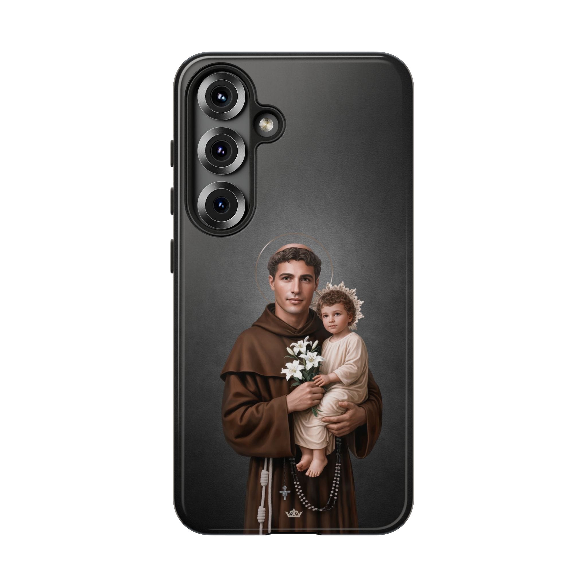 St. Anthony of Padua Hard Phone Case (Dark) Copyright VENXARA