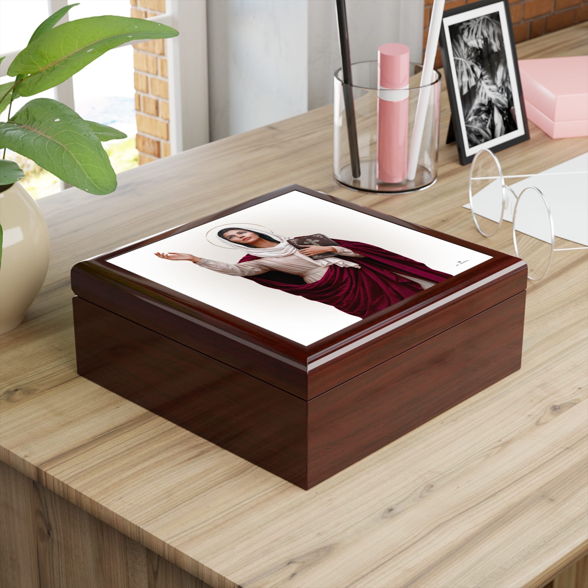 St. Monica Keepsake Box Copyright VENXARA
