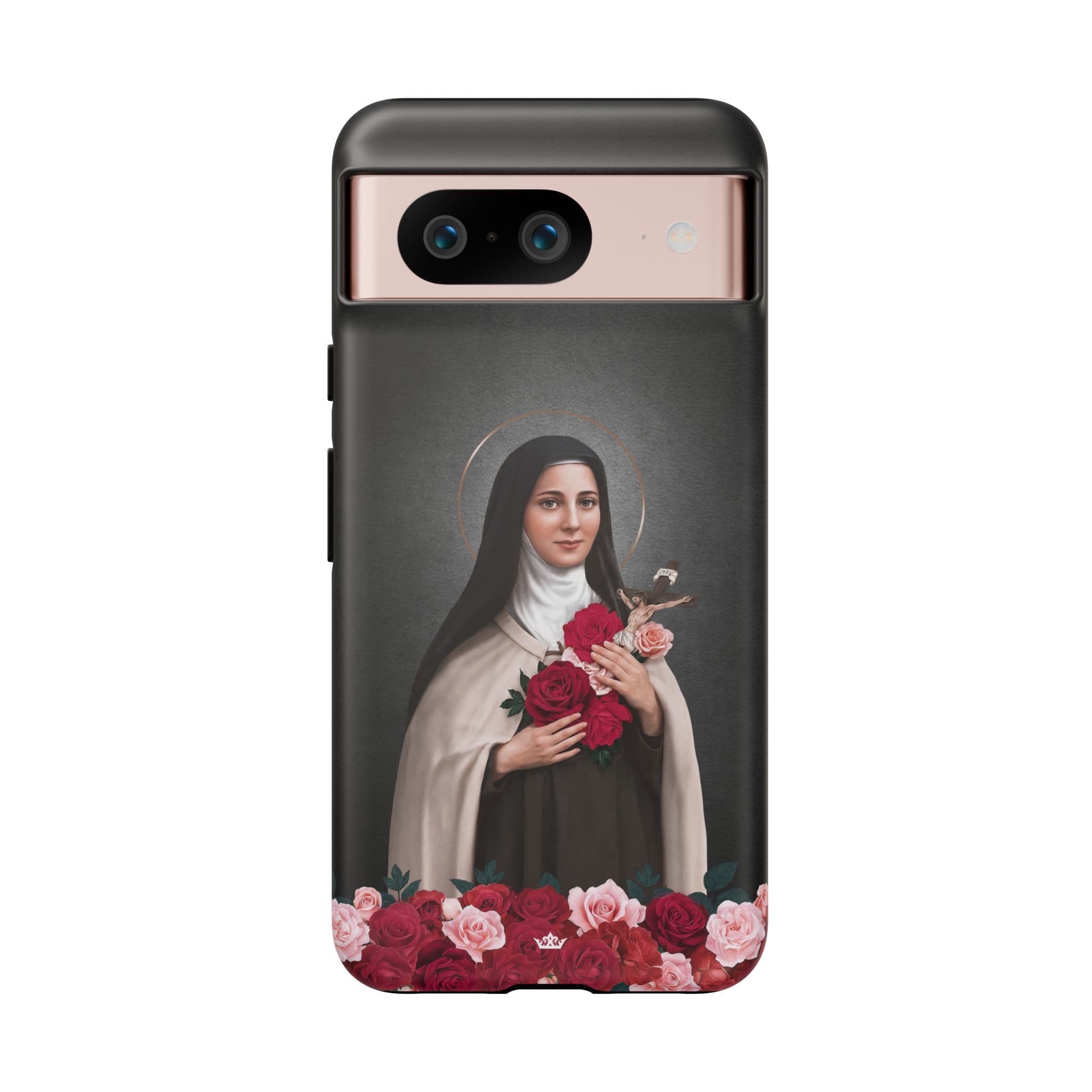 St. Therese of Lisieux Hard Phone Case (Dark) Copyright VENXARA