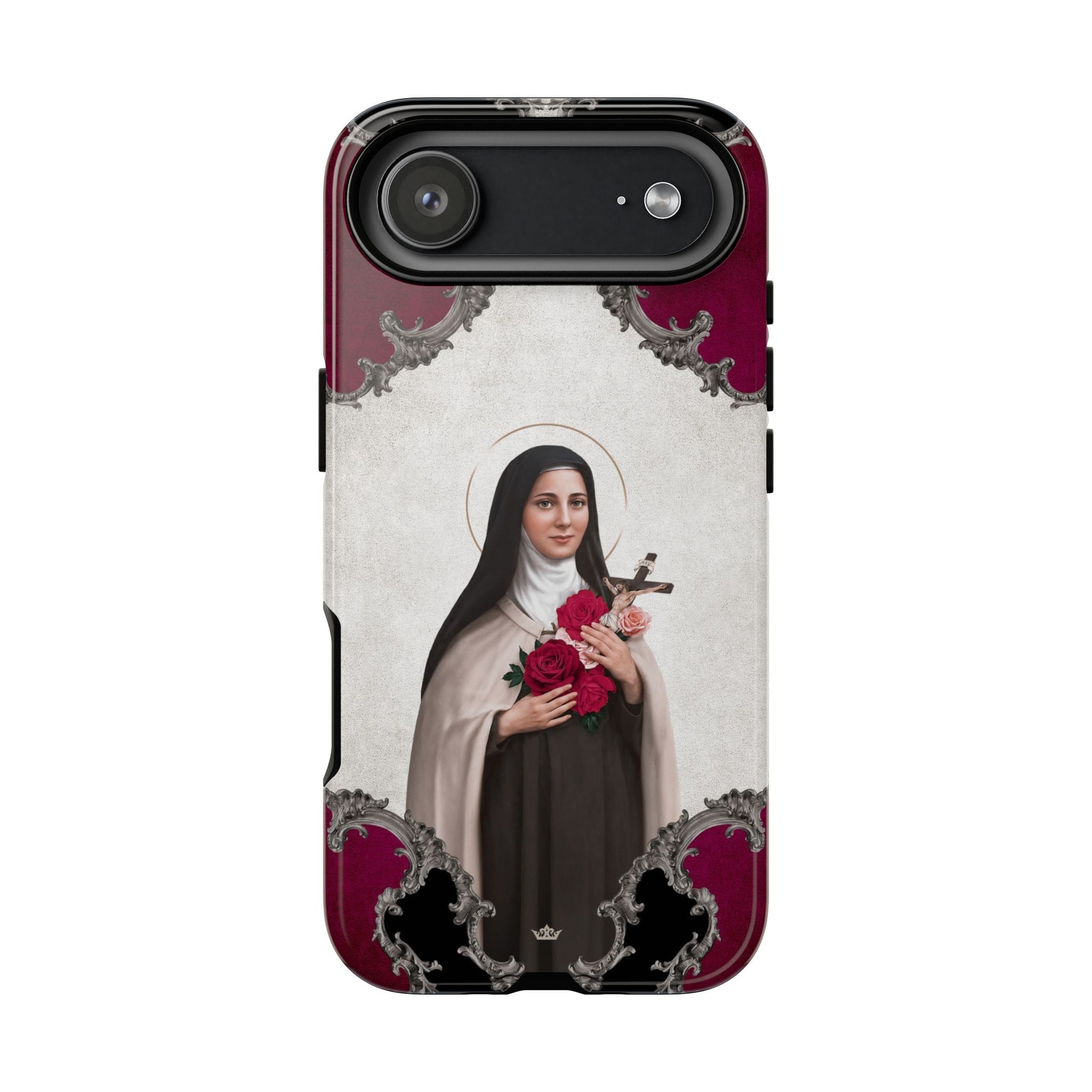 St. Therese of Lisieux Hard Phone Case (Baroque) Copyright VENXARA