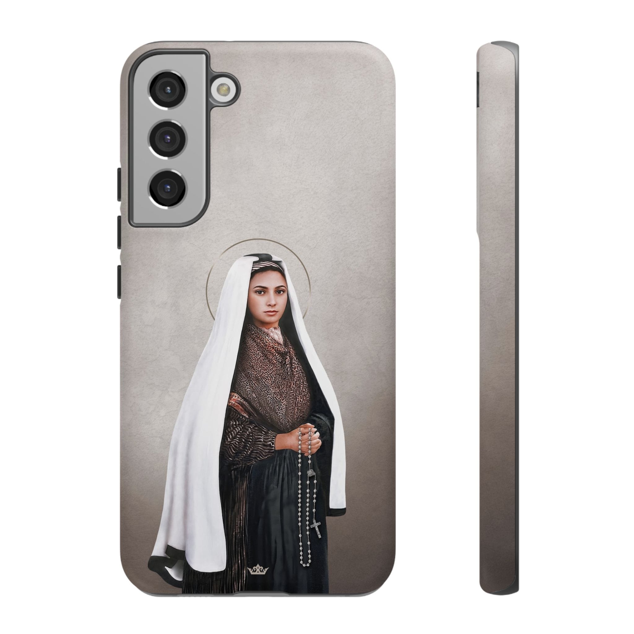 St. Bernadette Hard Phone Case (Light) Copyright VENXARA