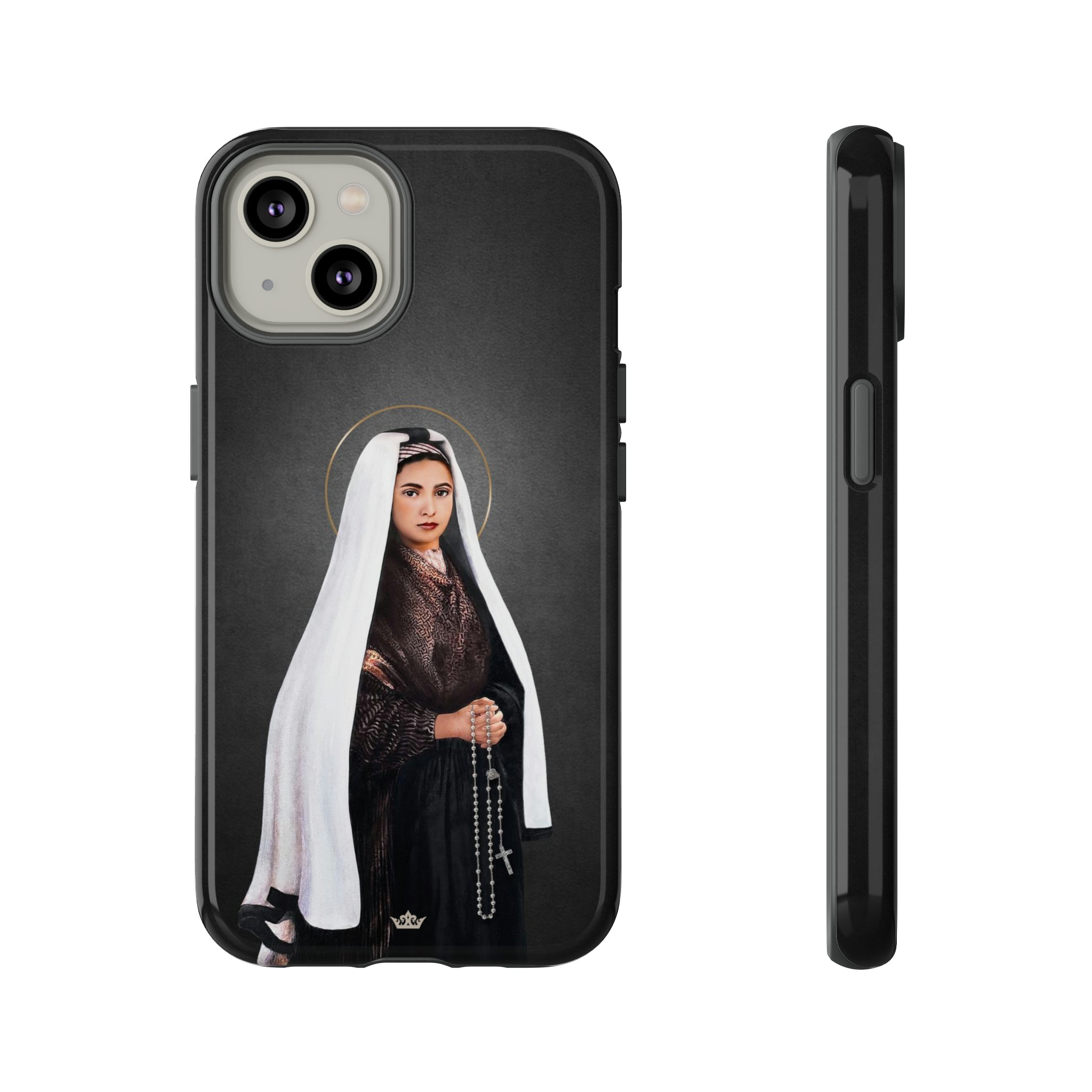 St. Bernadette Hard Phone Case (Dark)