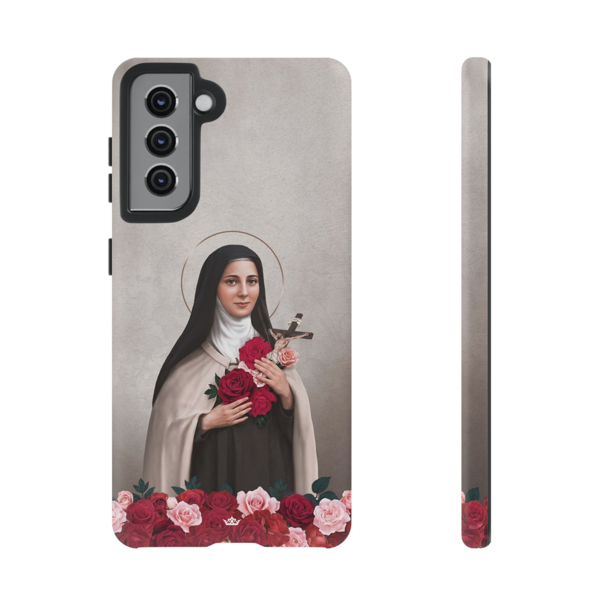 St. Therese of Lisieux Hard Phone Case (Light) Copyright VENXARA