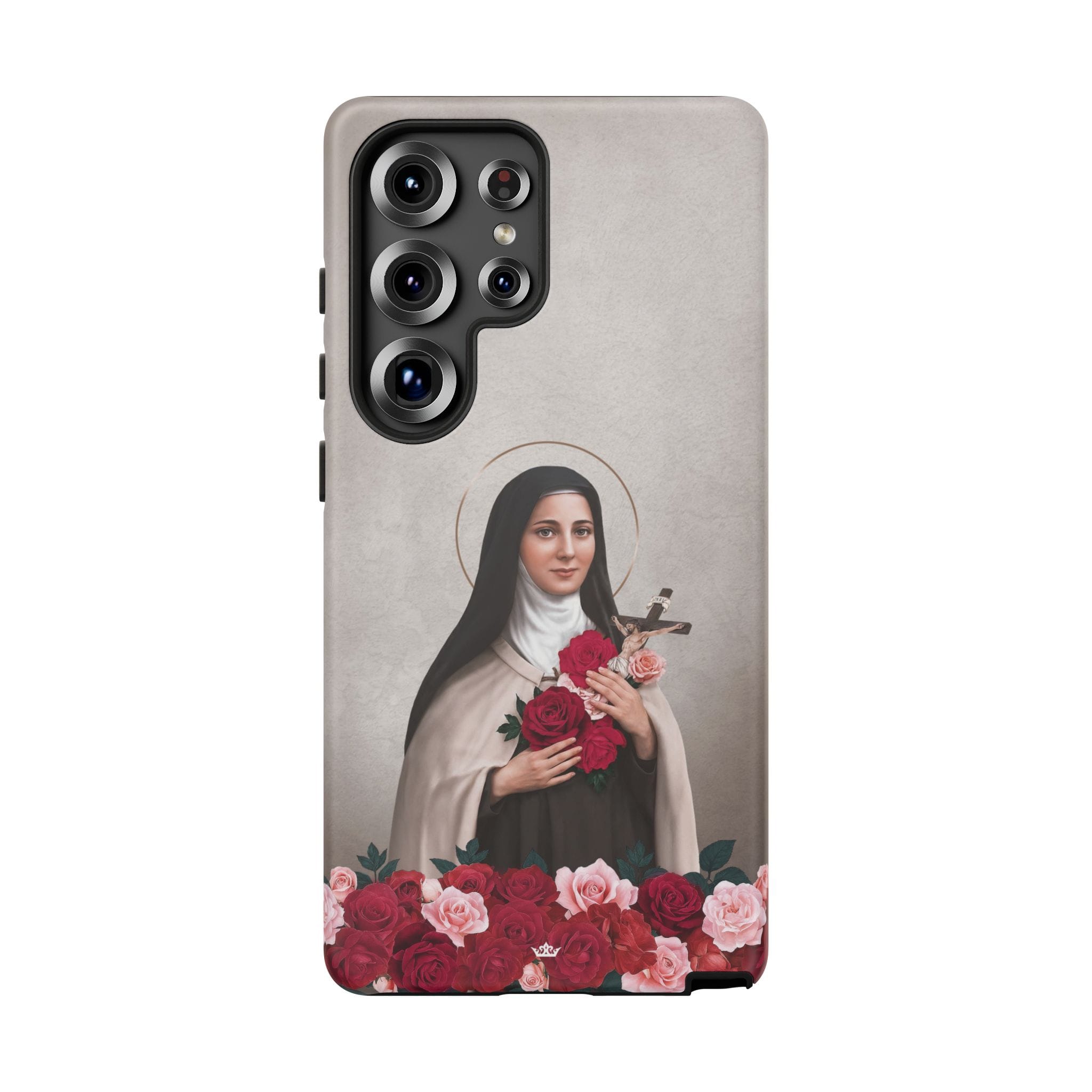 St. Therese of Lisieux Hard Phone Case (Light) Copyright VENXARA
