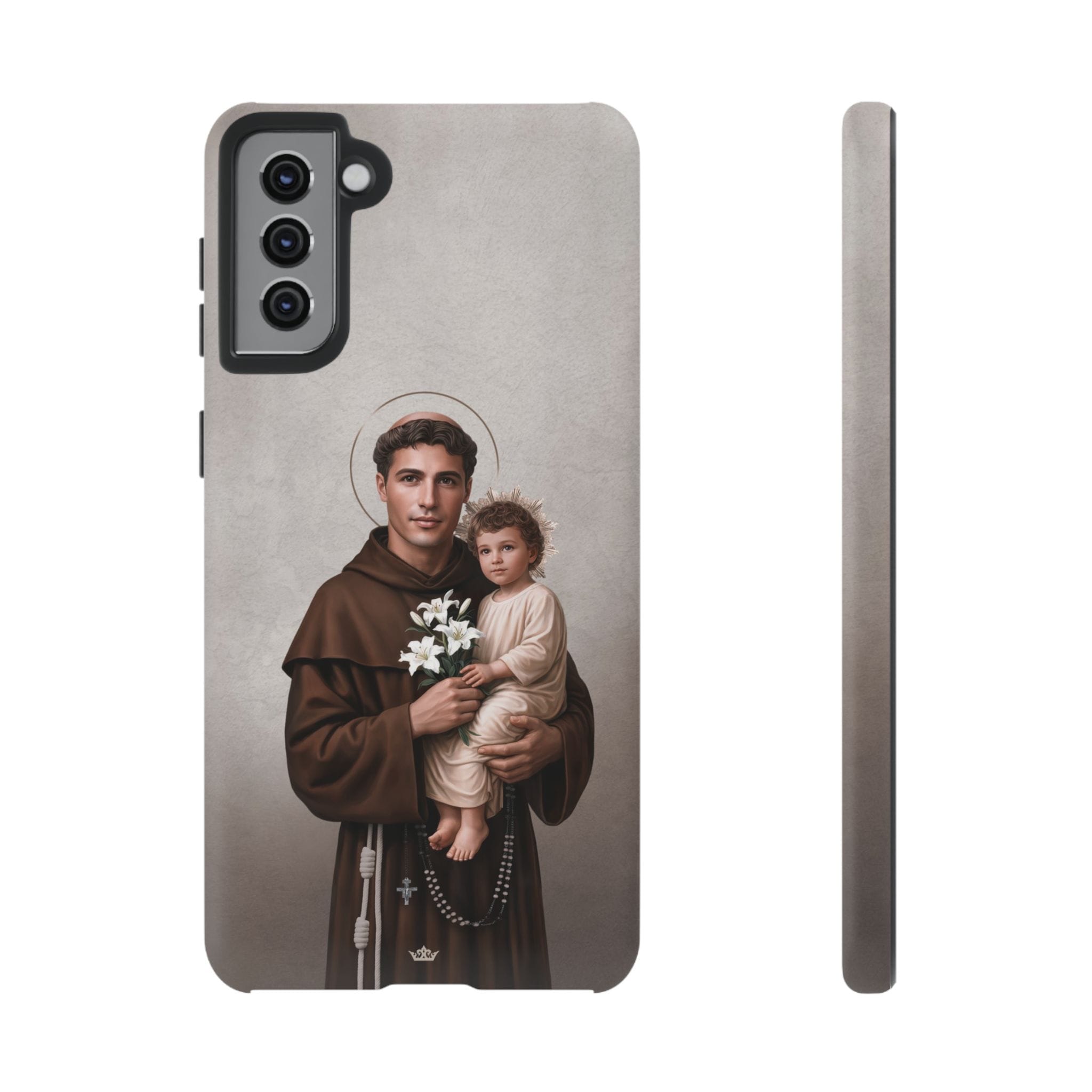 St. Anthony of Padua Hard Phone Case (Light) Copyright VENXARA