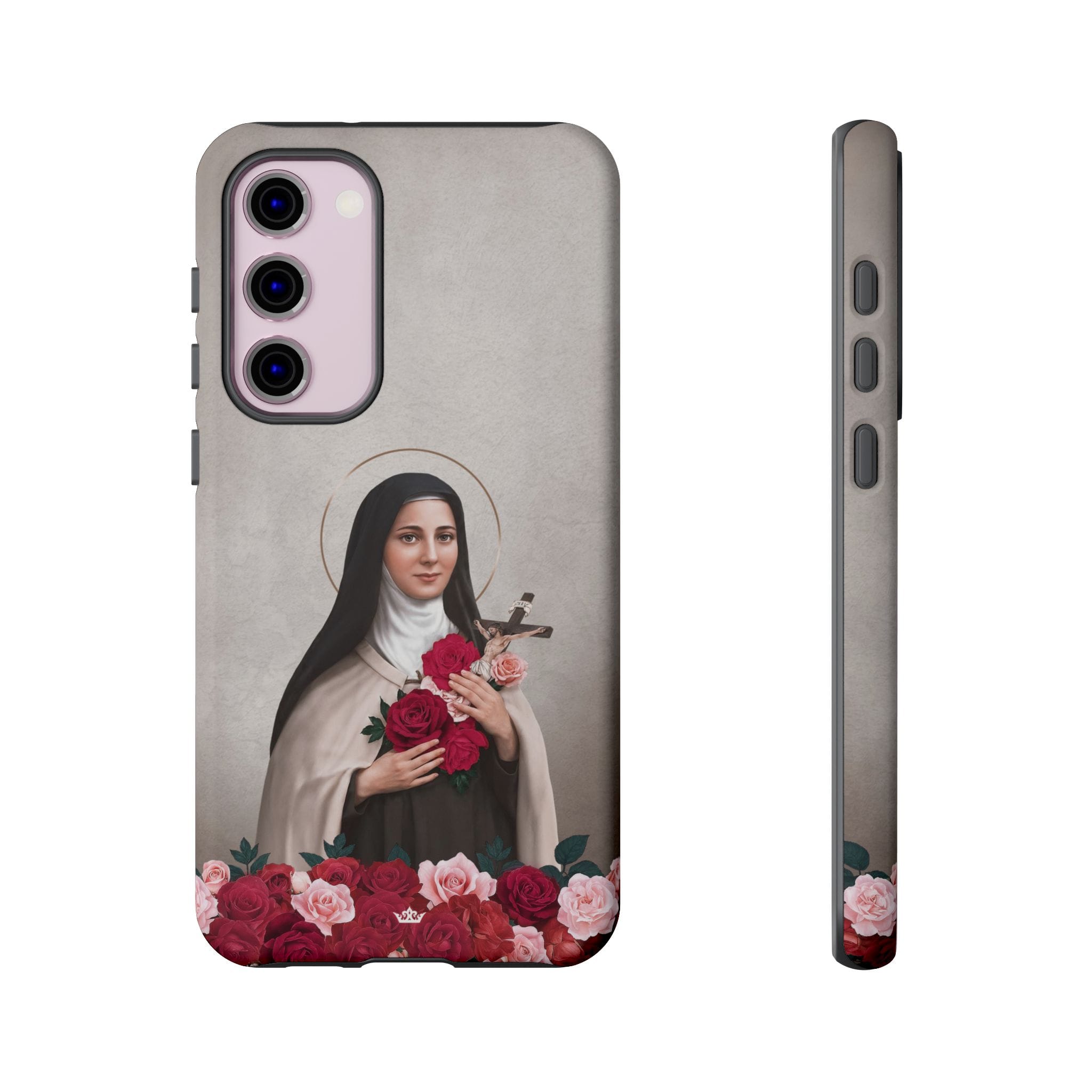 St. Therese of Lisieux Hard Phone Case (Light) Copyright VENXARA