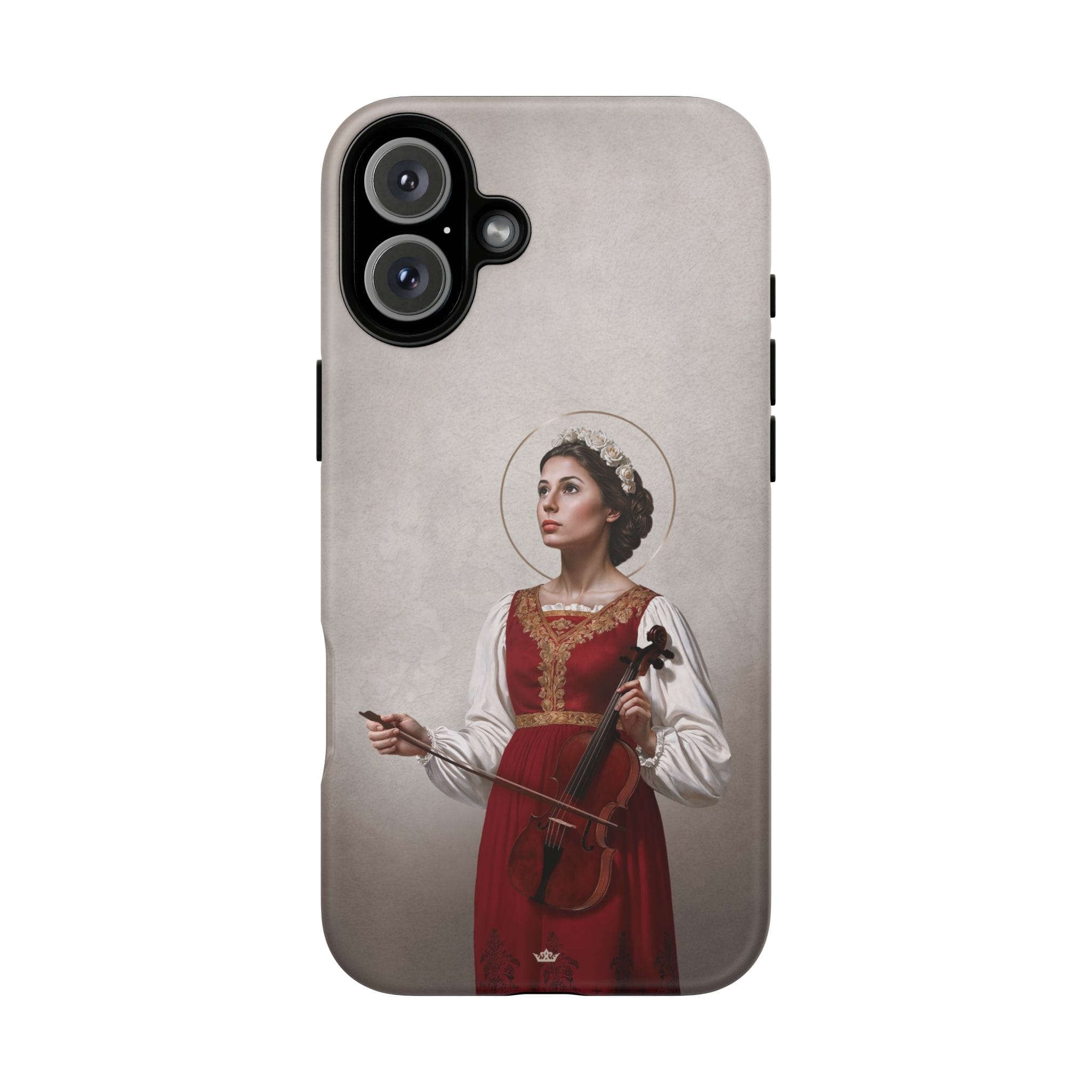 St. Cecilia Hard Phone Case (Light) Copyright VENXARA