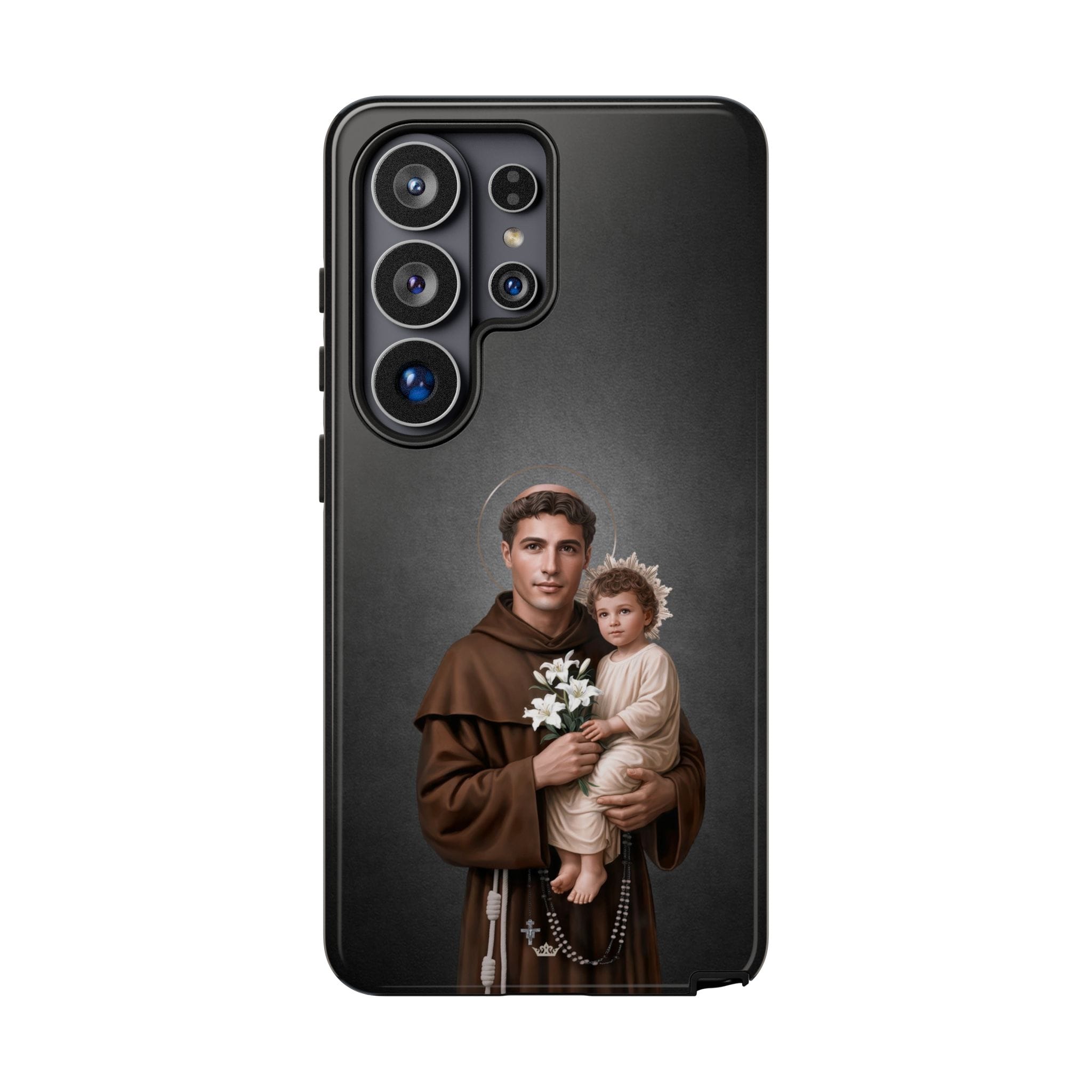 St. Anthony of Padua Hard Phone Case (Dark) Copyright VENXARA