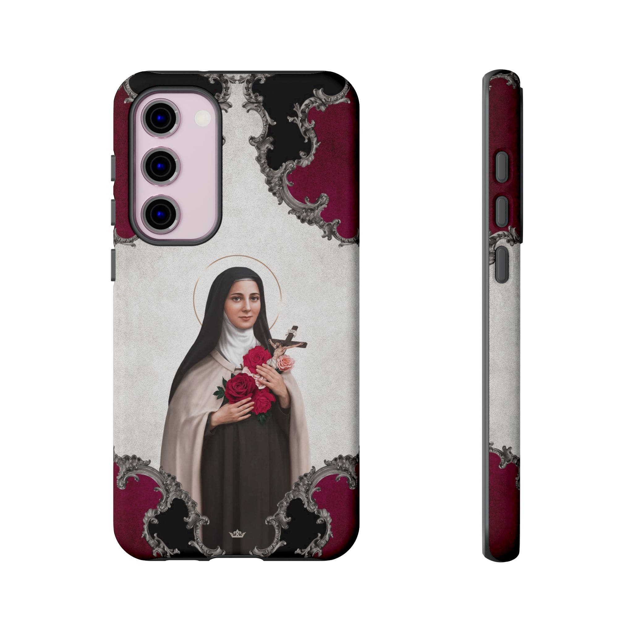 St. Therese of Lisieux Hard Phone Case (Baroque) Copyright VENXARA