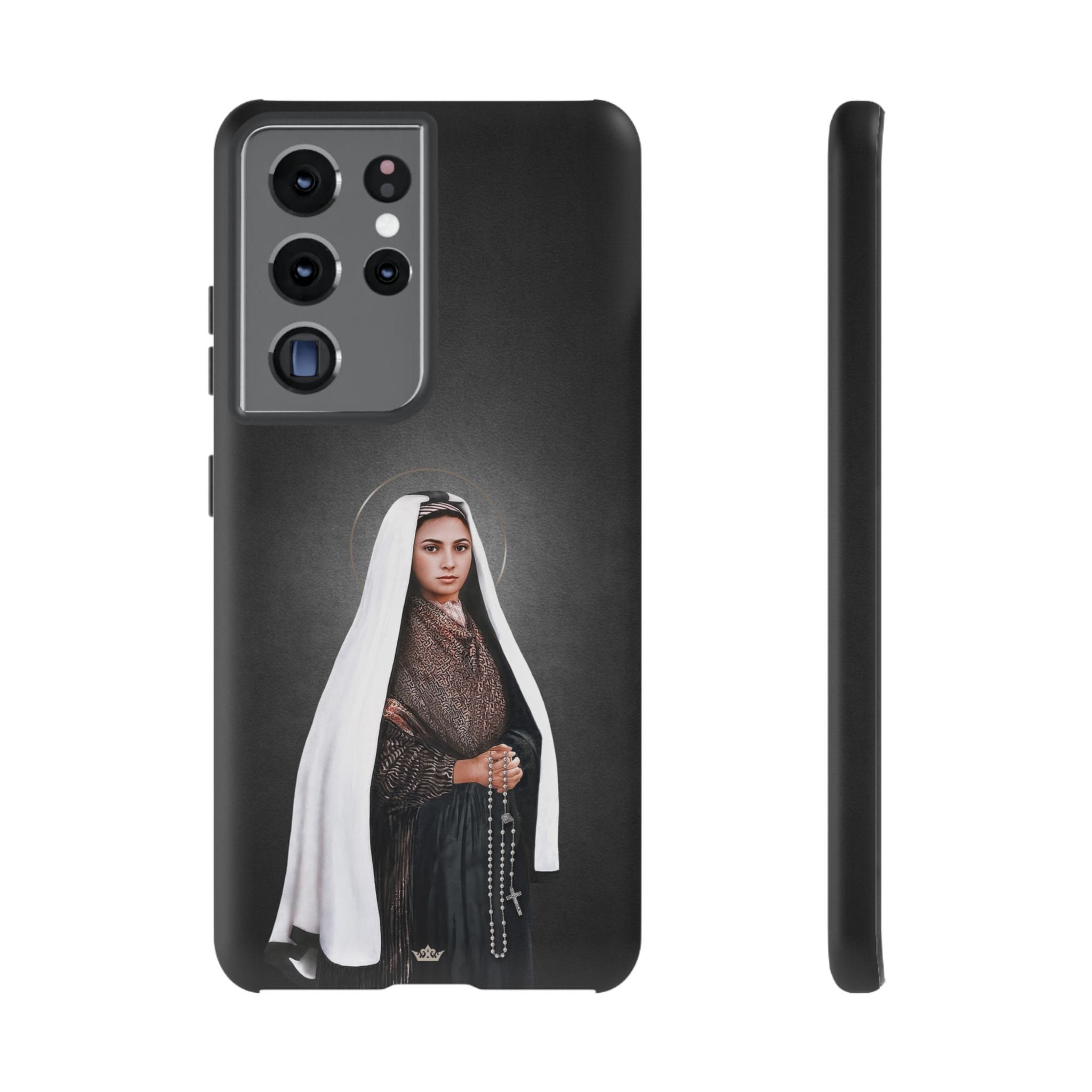 St. Bernadette Hard Phone Case (Dark) Copyright VENXARA